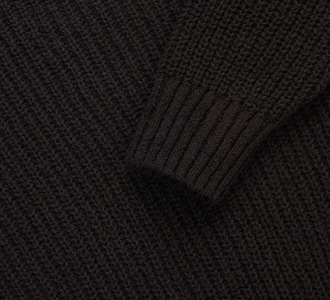 Cotton Crewneck Sweater - Bark Boucle - 5
