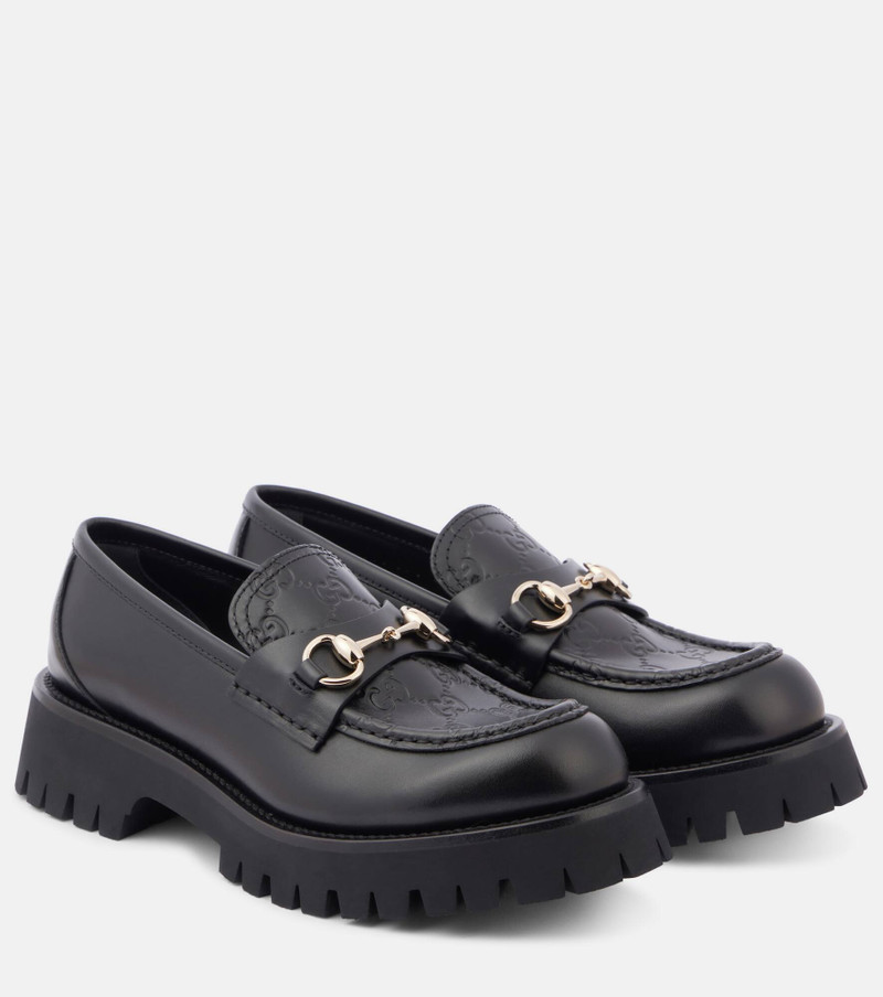 Horsebit leather loafers - 1