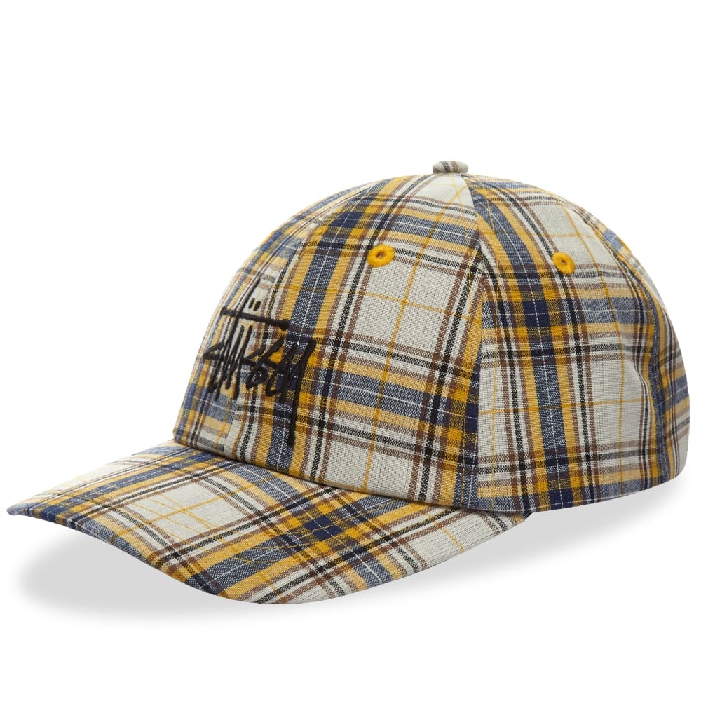 Stussy Madras Plaid Big Logo Low Pro - 1