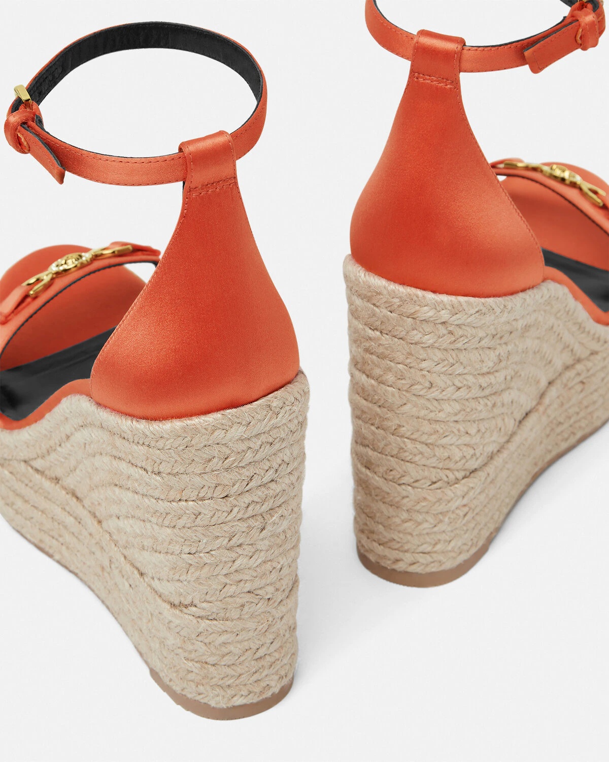Medusa '95 Satin Wedge Sandals 120 mm - 6