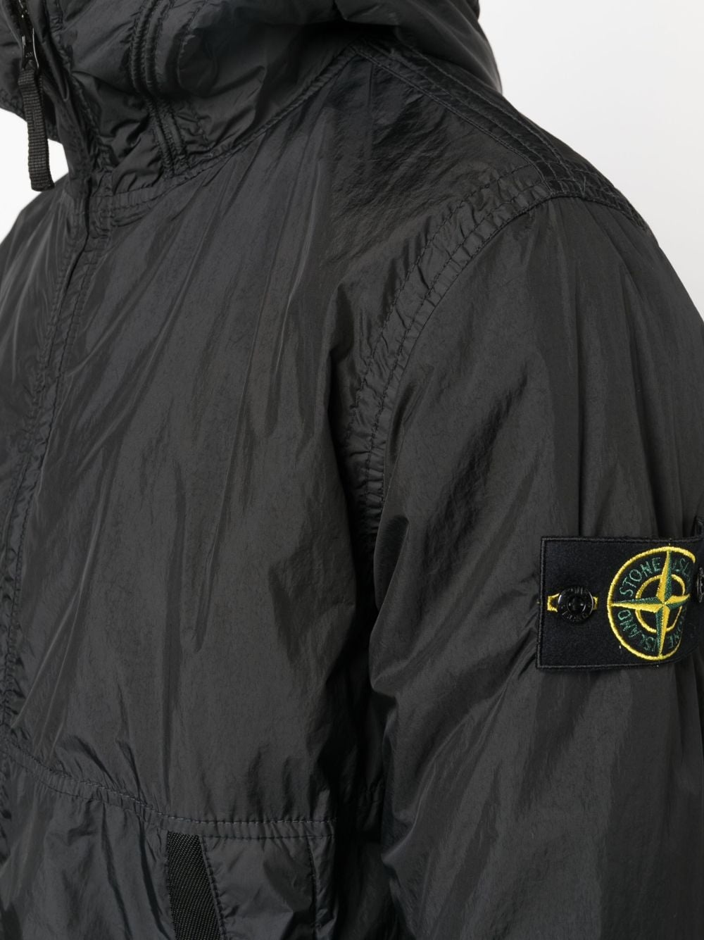 Compass-patch zip-up jacket - 5