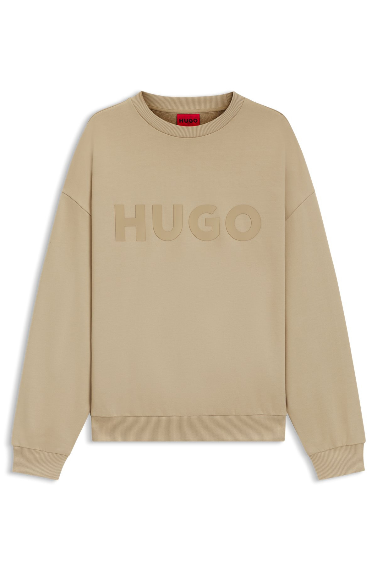 OVERSIZE-FIT SWEATSHIRT IN COTTON TERRY WITH LOGO PRINT - 1