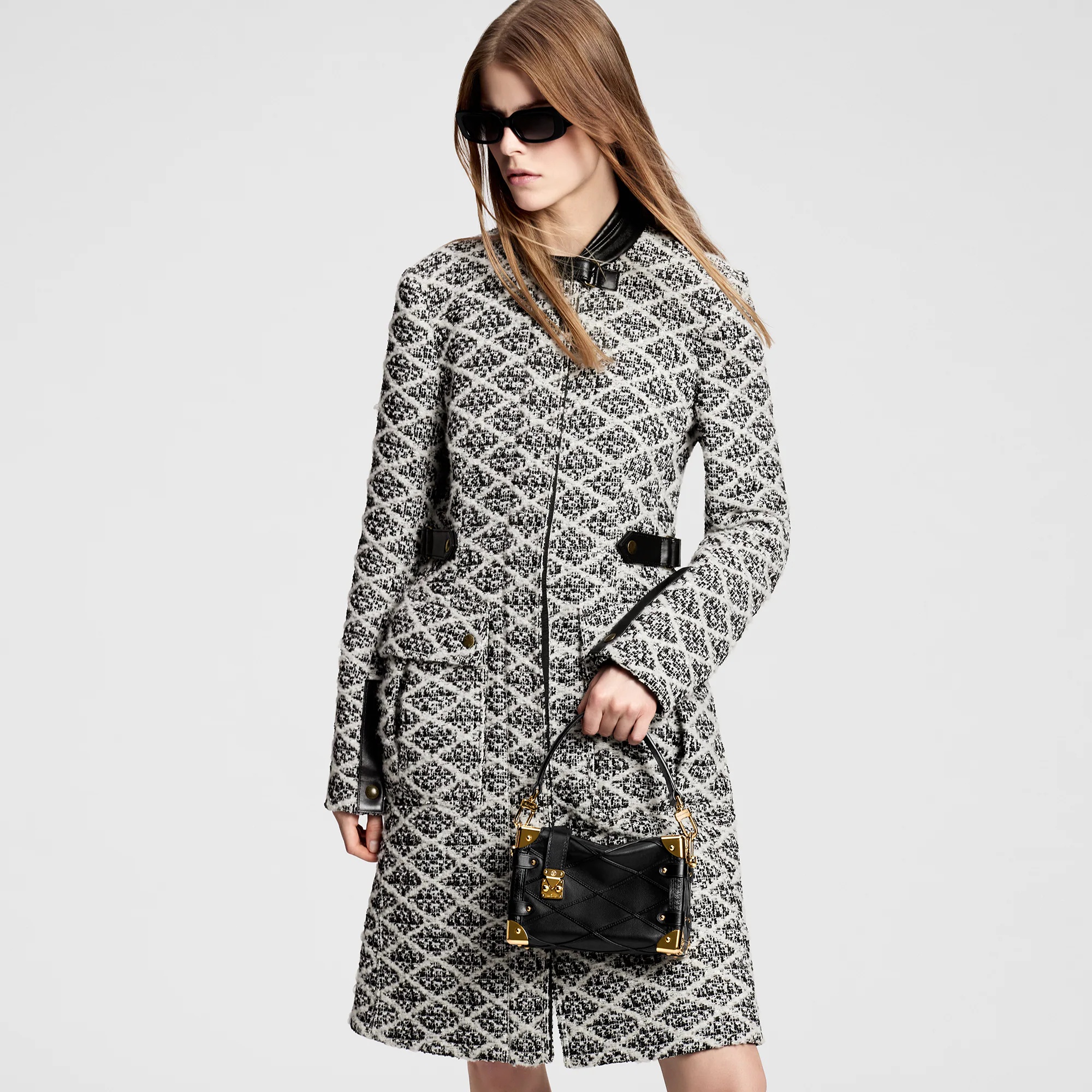 Malletage Tweed Coat - 5