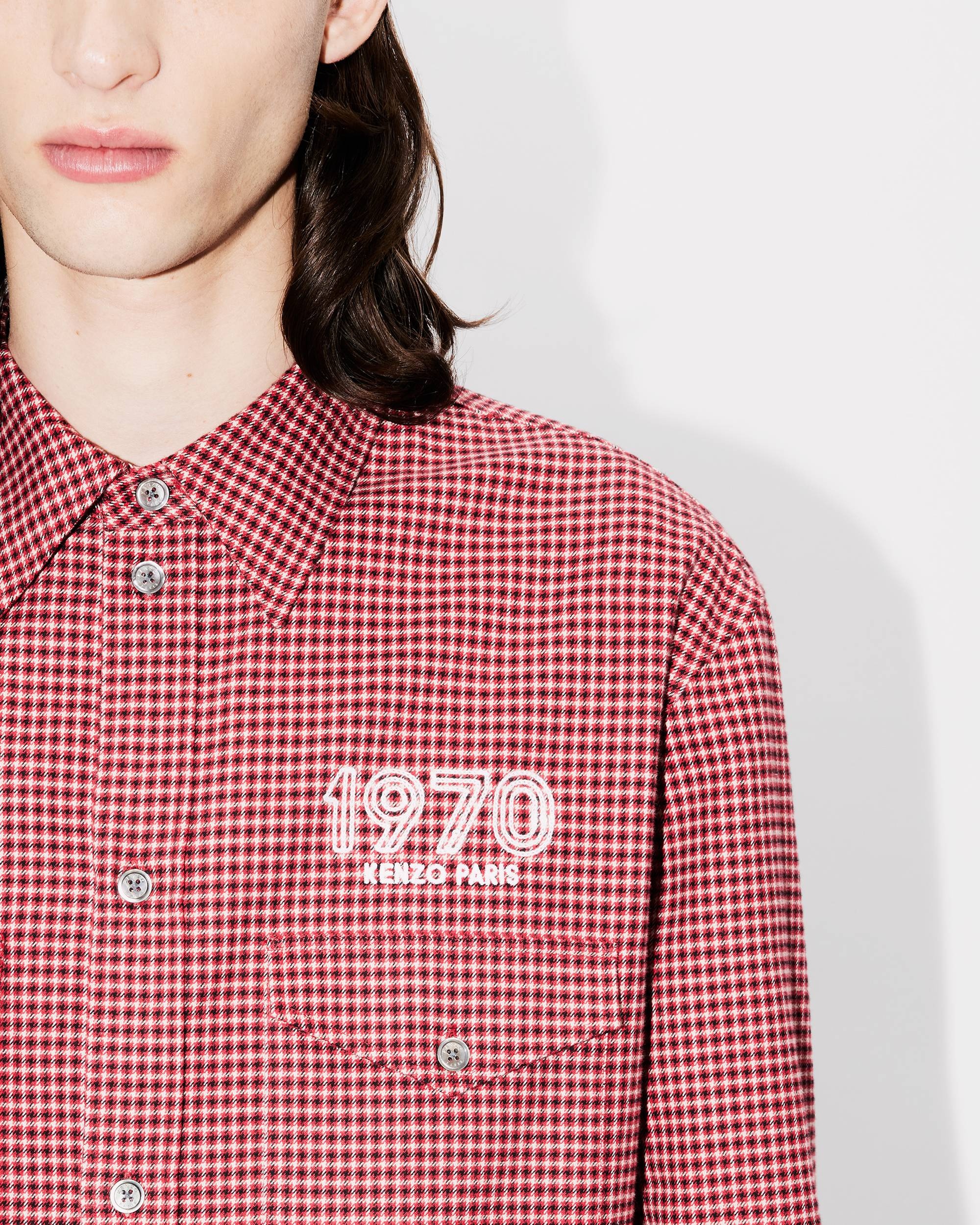 'KENZO Archive 1970' embroidered military shirt - 7