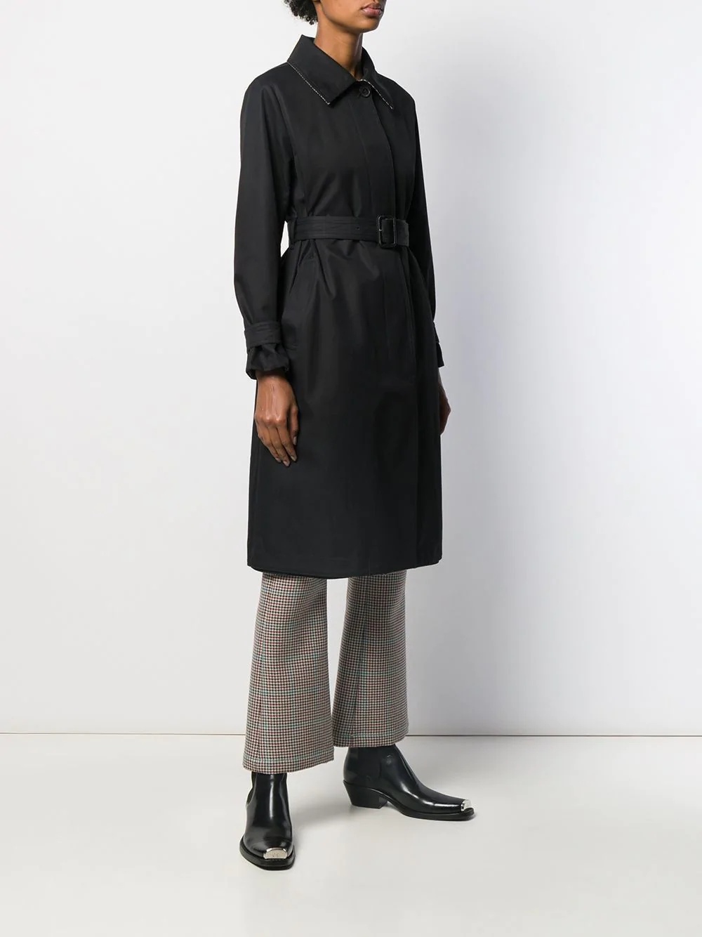 reversible belted trench coat - 3