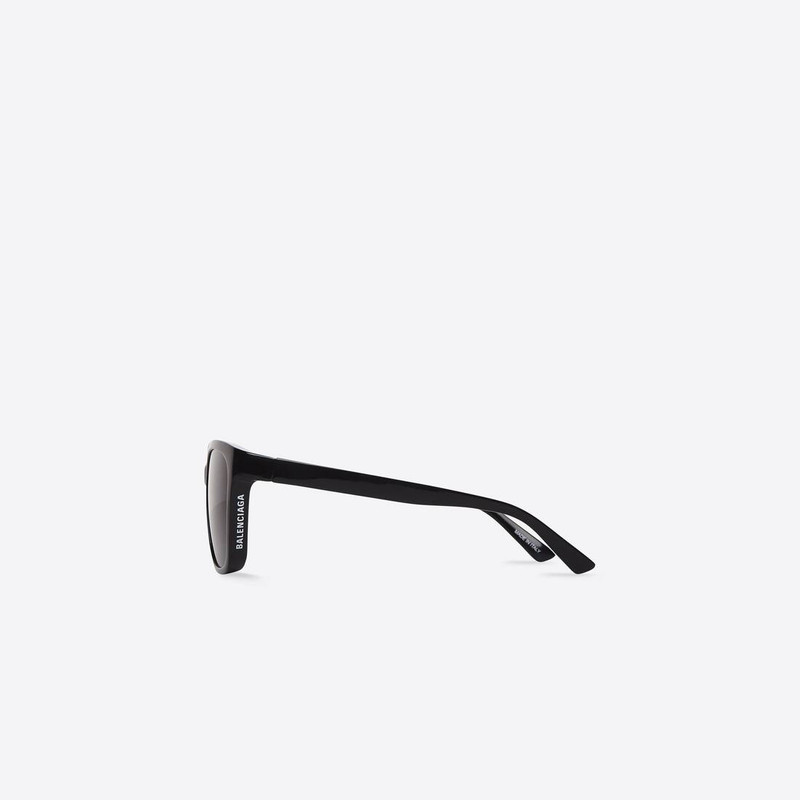 BALENCIAGA Side D-frame Sunglasses in Black outlook