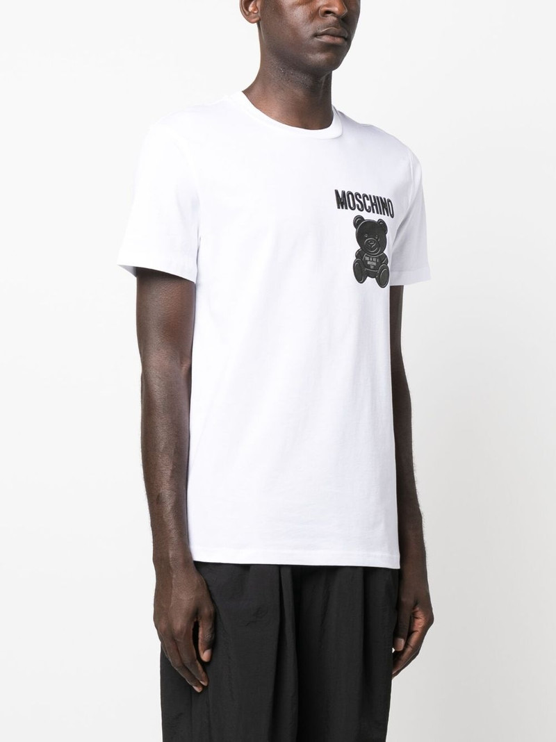 logo-print organic cotton T-shirt 3