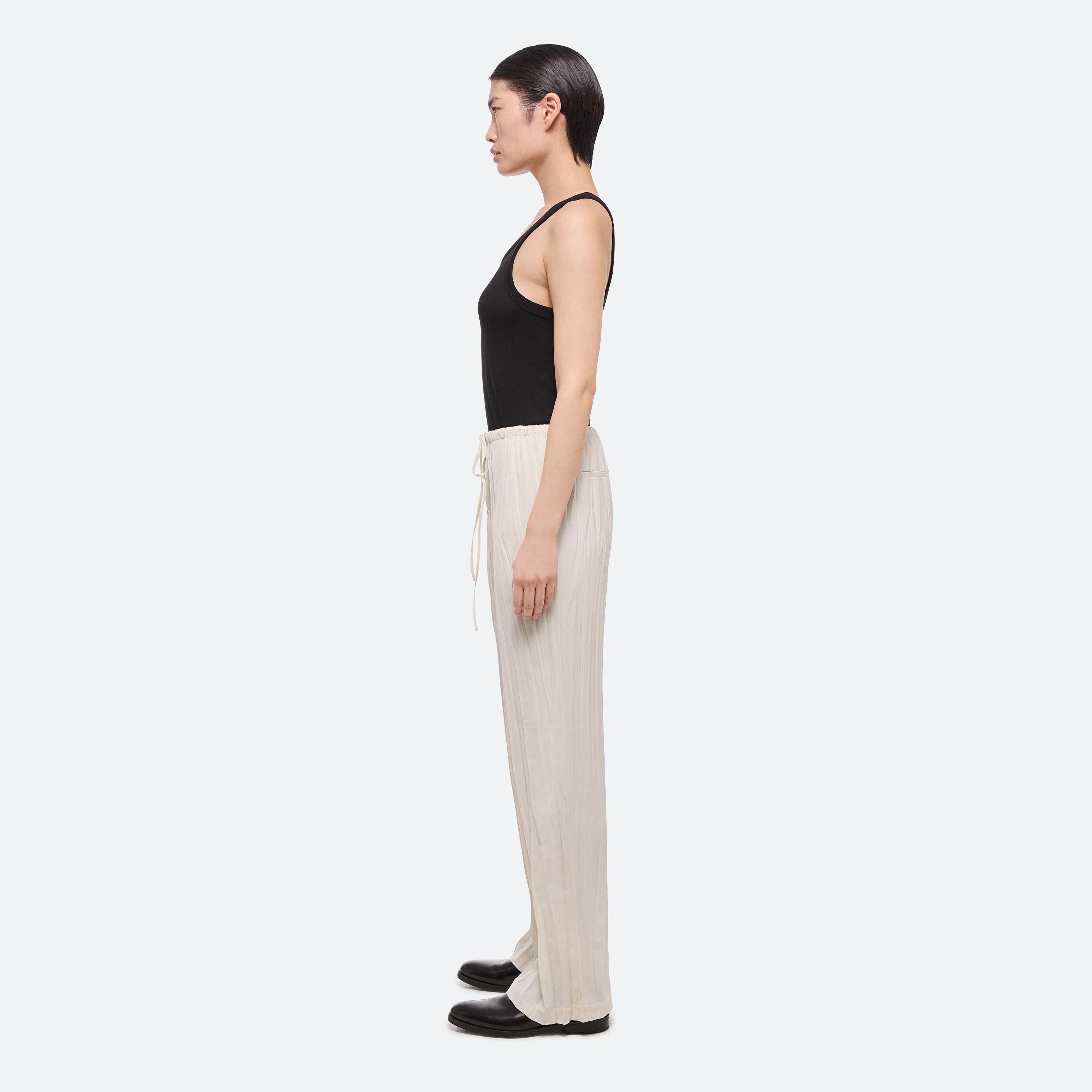 CRUSHED SATIN PANT - 4