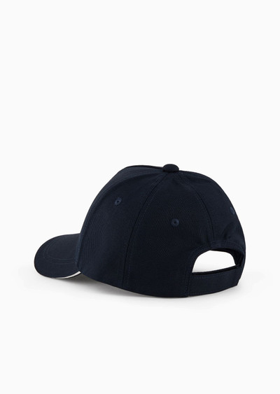 EMPORIO ARMANI Canvas baseball cap with Emporio Armani patch outlook