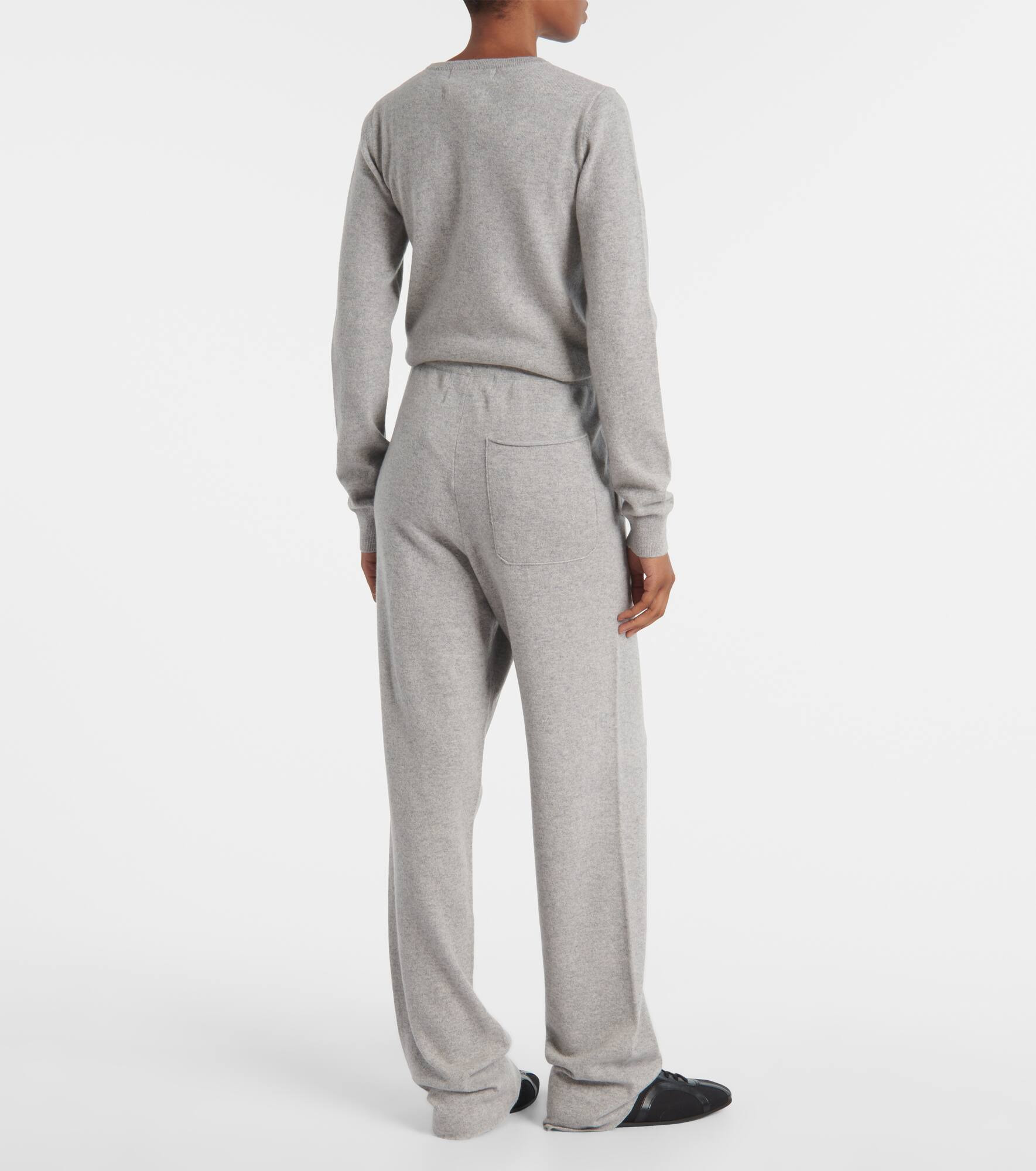 Rush cashmere-blend straight pants - 3