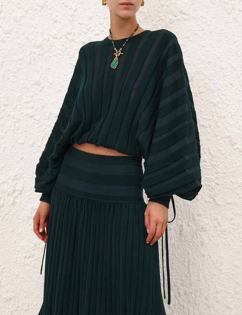 Zimmermann REBELLION DRAWN SWEATER outlook