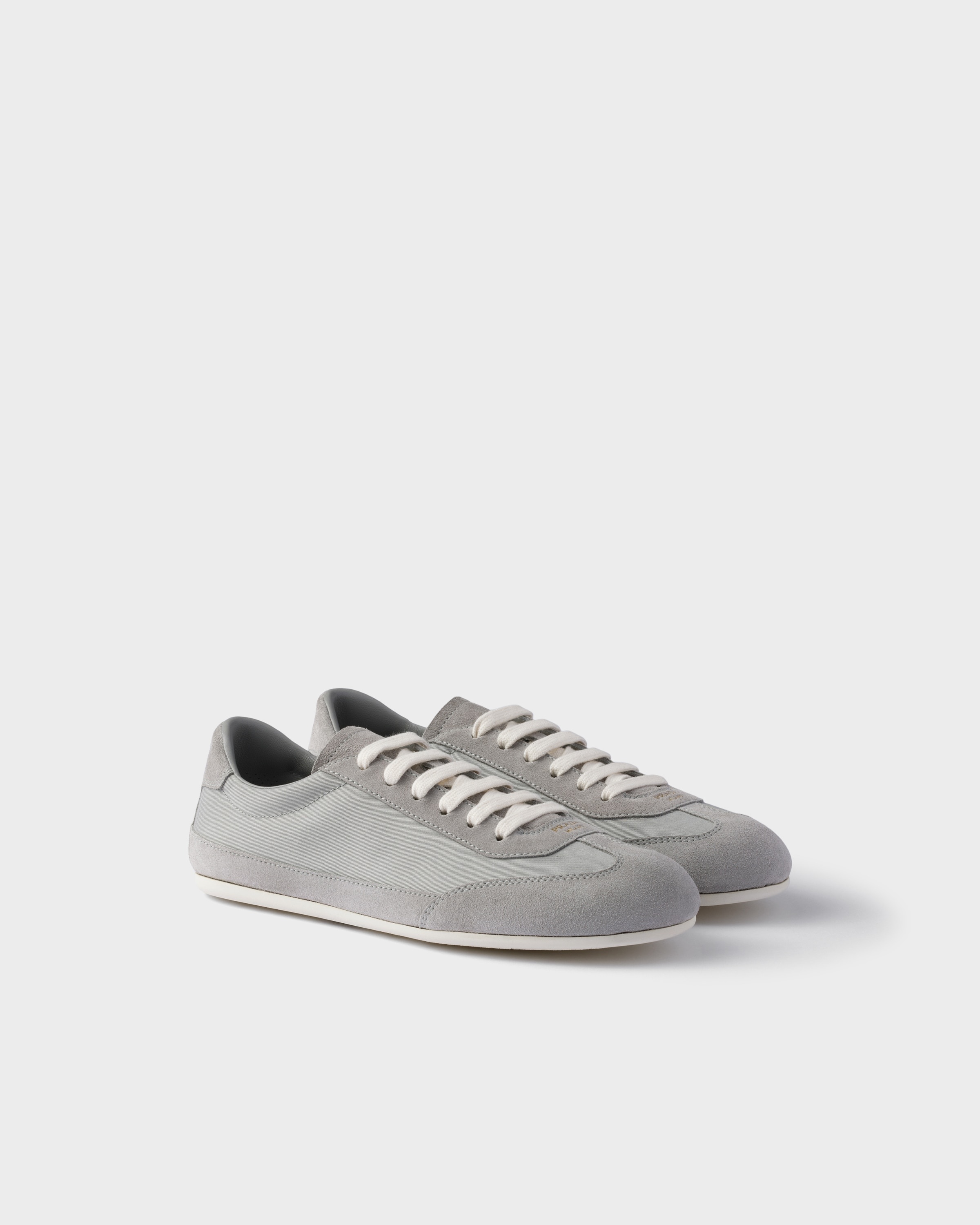 Suede and fabric sneakers - 1