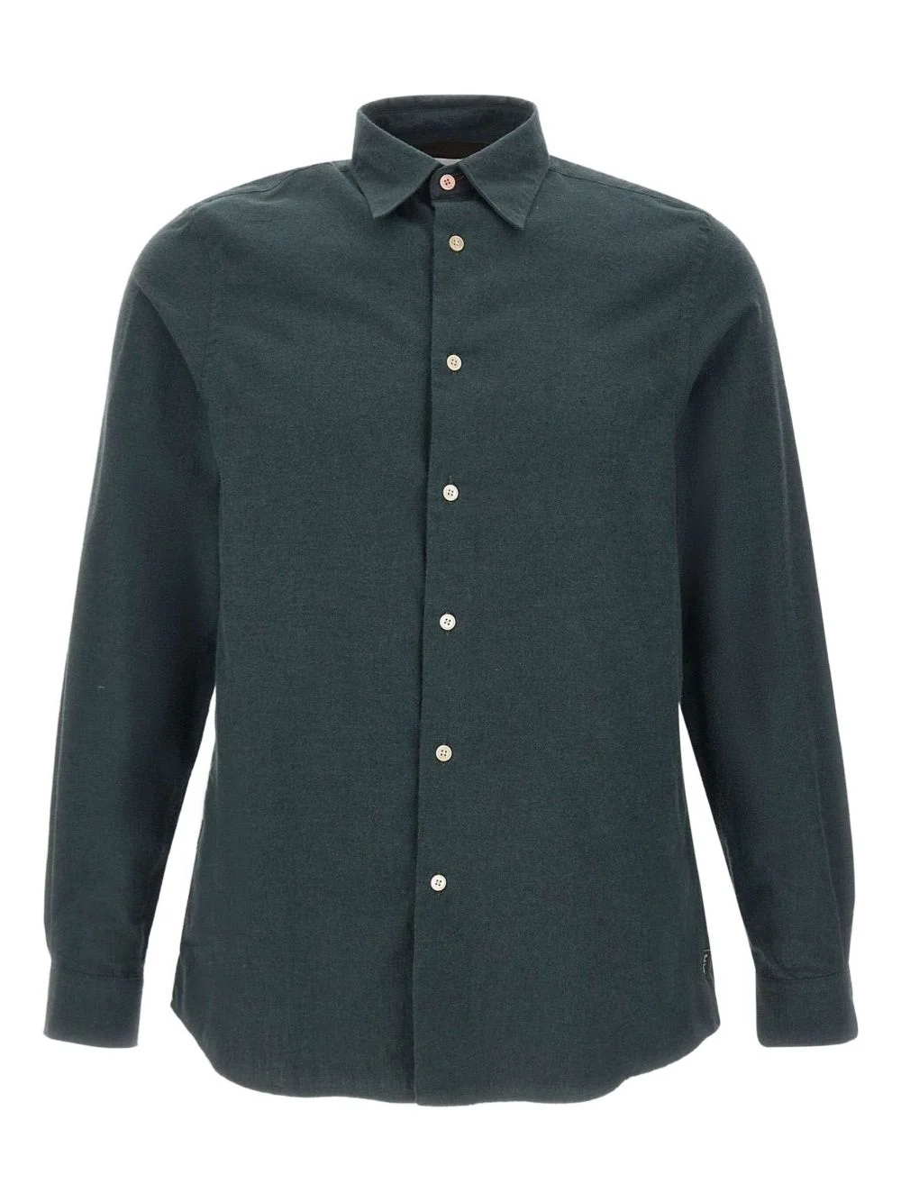 buttoned long-sleeve shirt - 1