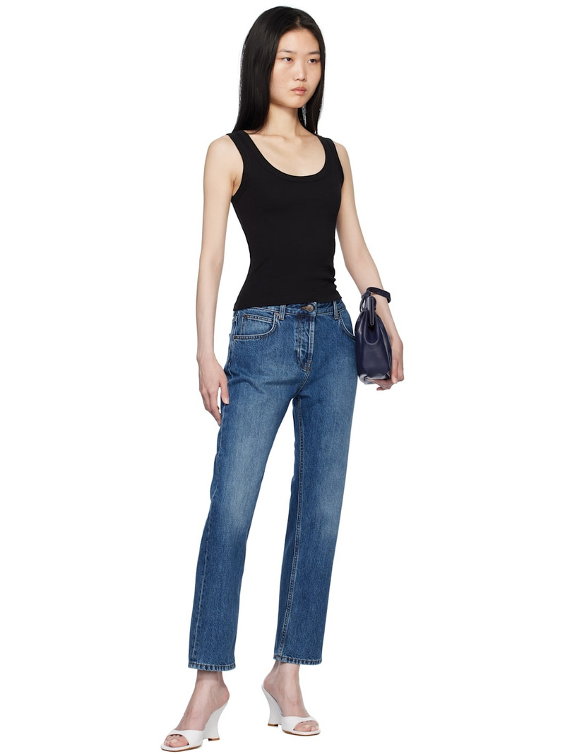 FLORE FLORE Black Hillie Tank Top outlook