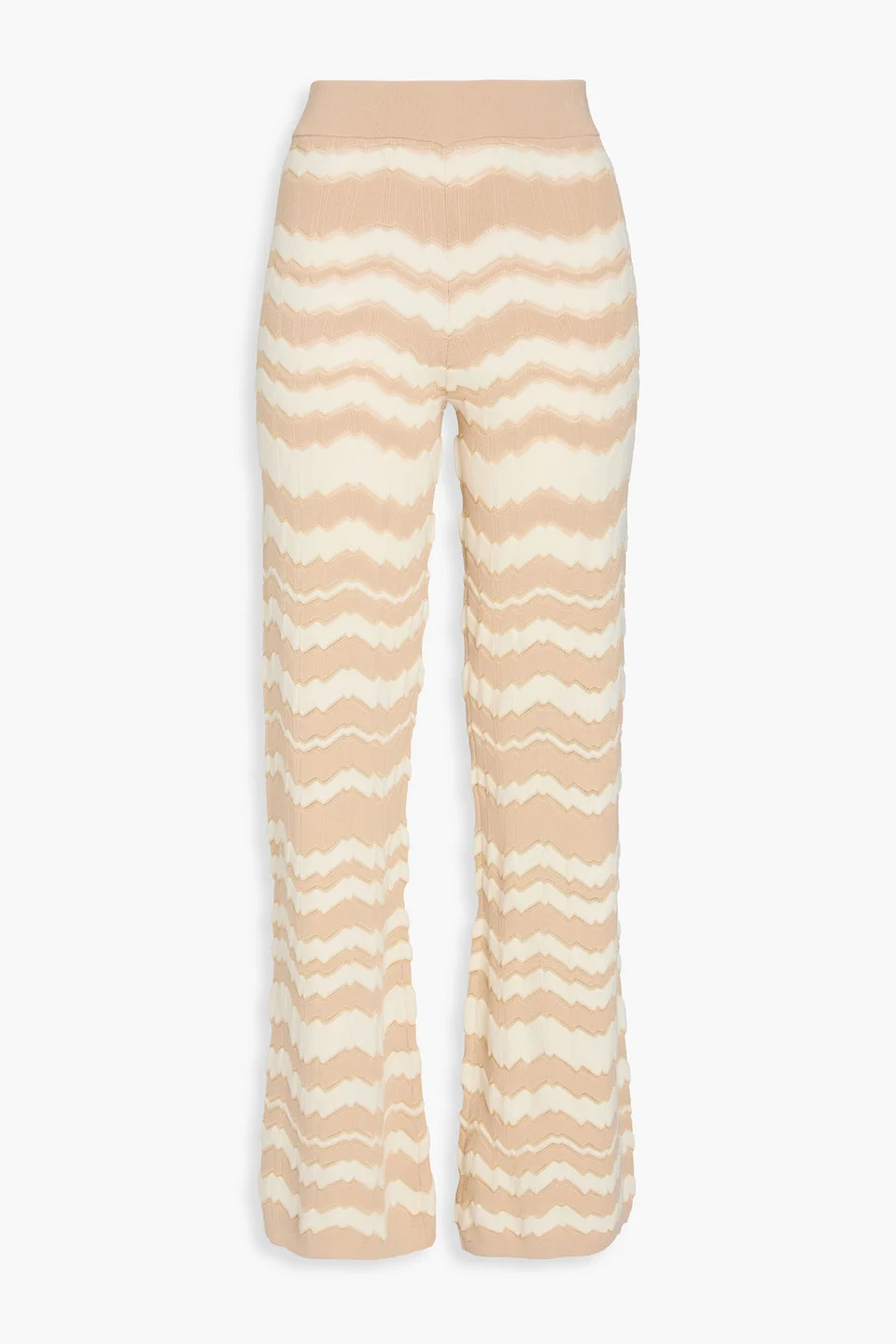 Crochet-knit flared pants - 1