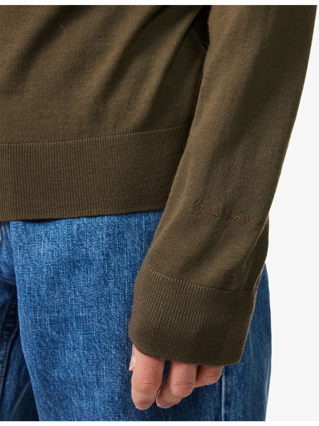 Half-Zip Funnel-Neck Wool-Knit Jumper - 5