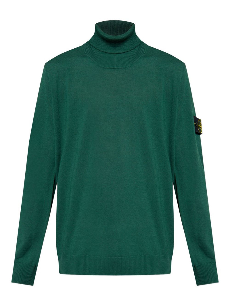 roll-neck patch-pocket sweater 1