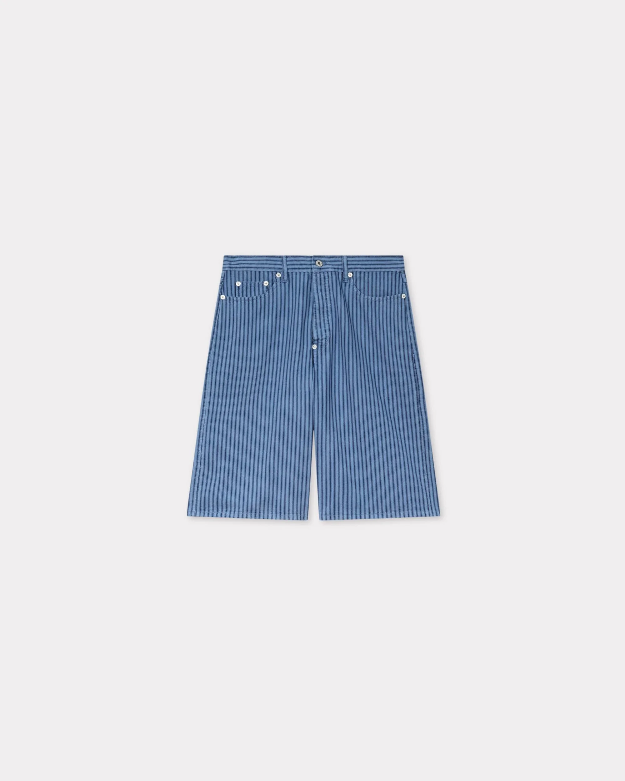 'KENZO Coast Lines' straight short in Japanese denim - 1