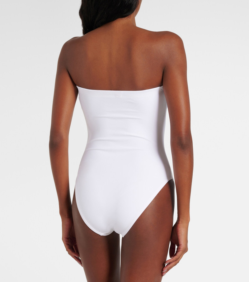 Hana embroidered bandeau swimsuit 3