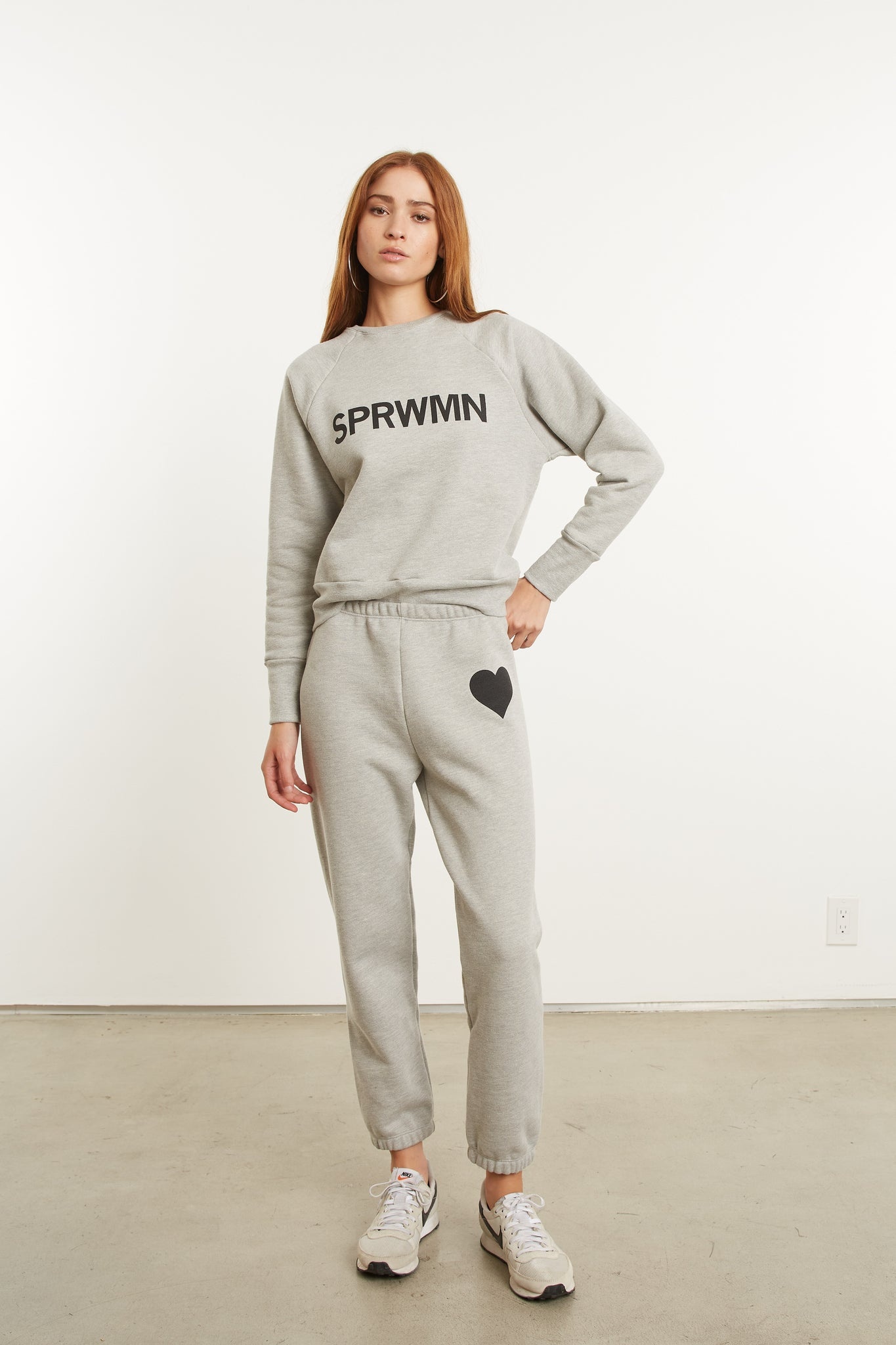 HEATHER GREY RAGLAN SWEATER - 2