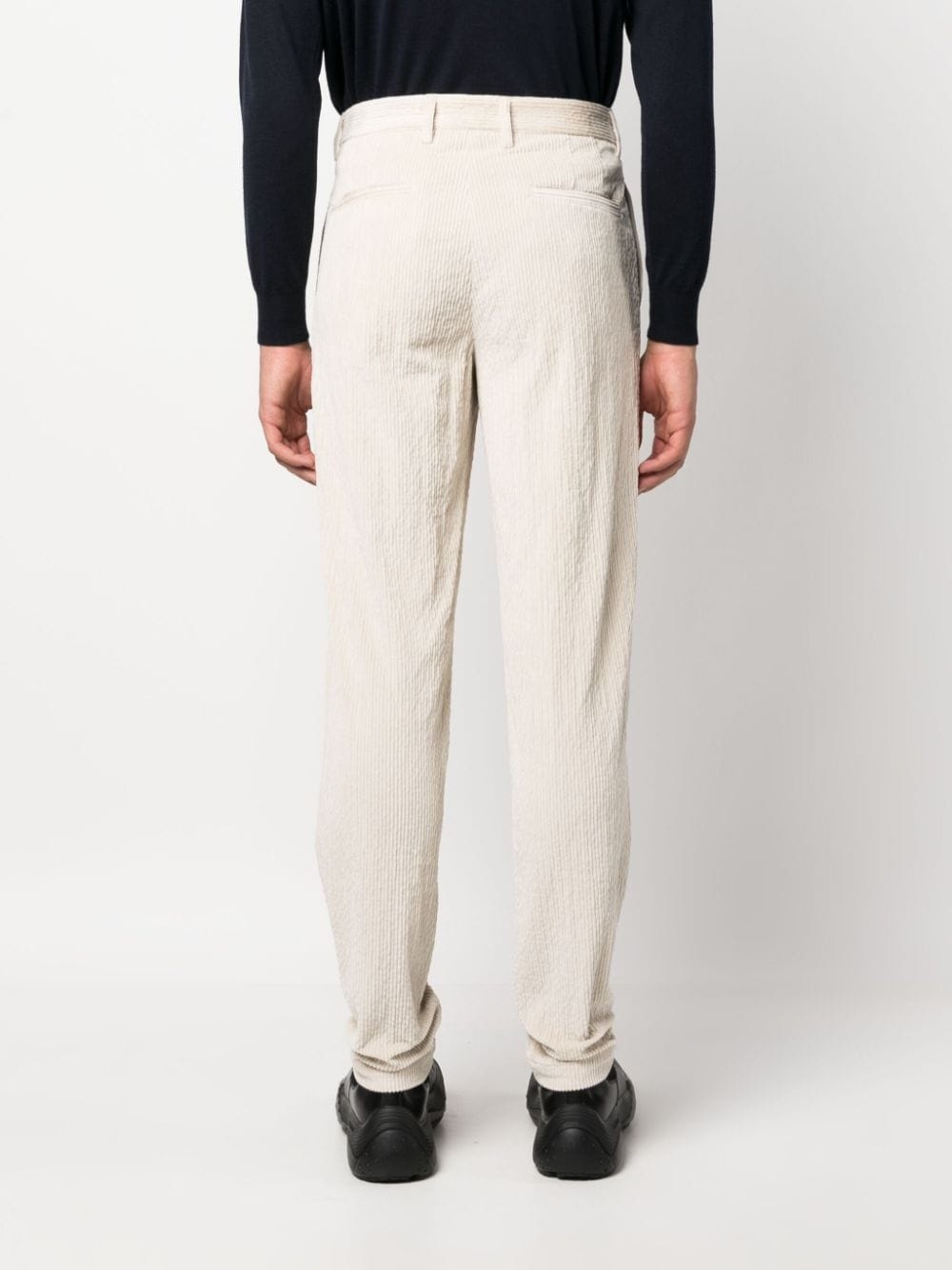 straight-leg corduroy trousers - 4