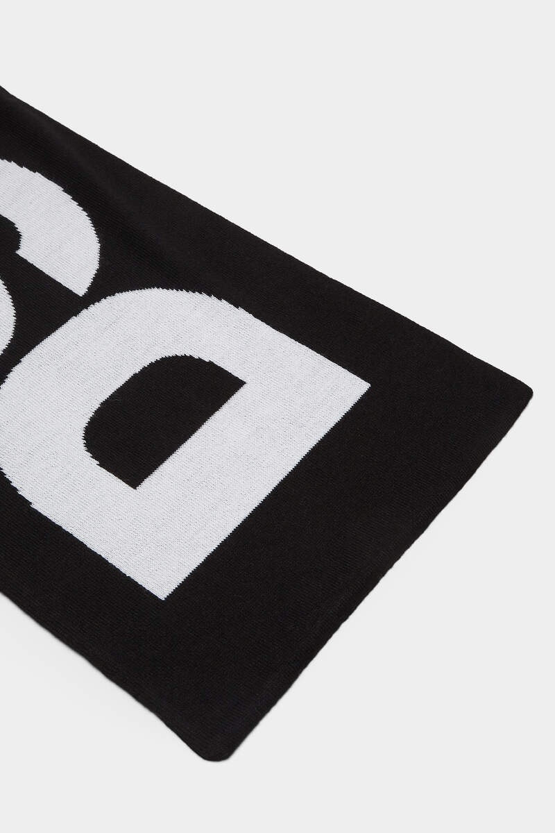 DSQUARED2 DSQUARED2 LOGO KNIT SCARF outlook