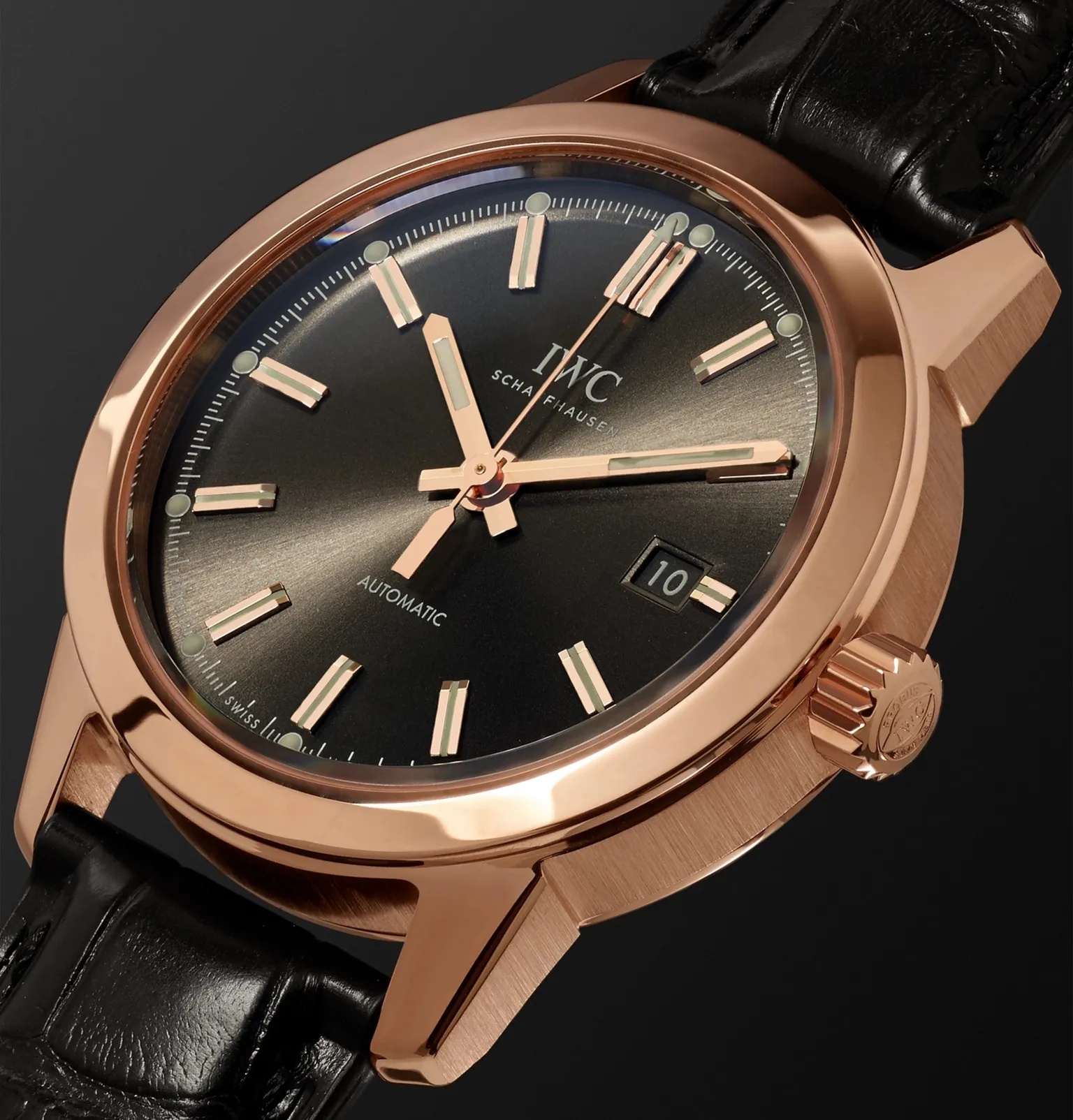 Ingenieur Automatic 40mm Red Gold and Alligator Watch, Ref. No. IW357003consbdiscoNET60 - 4