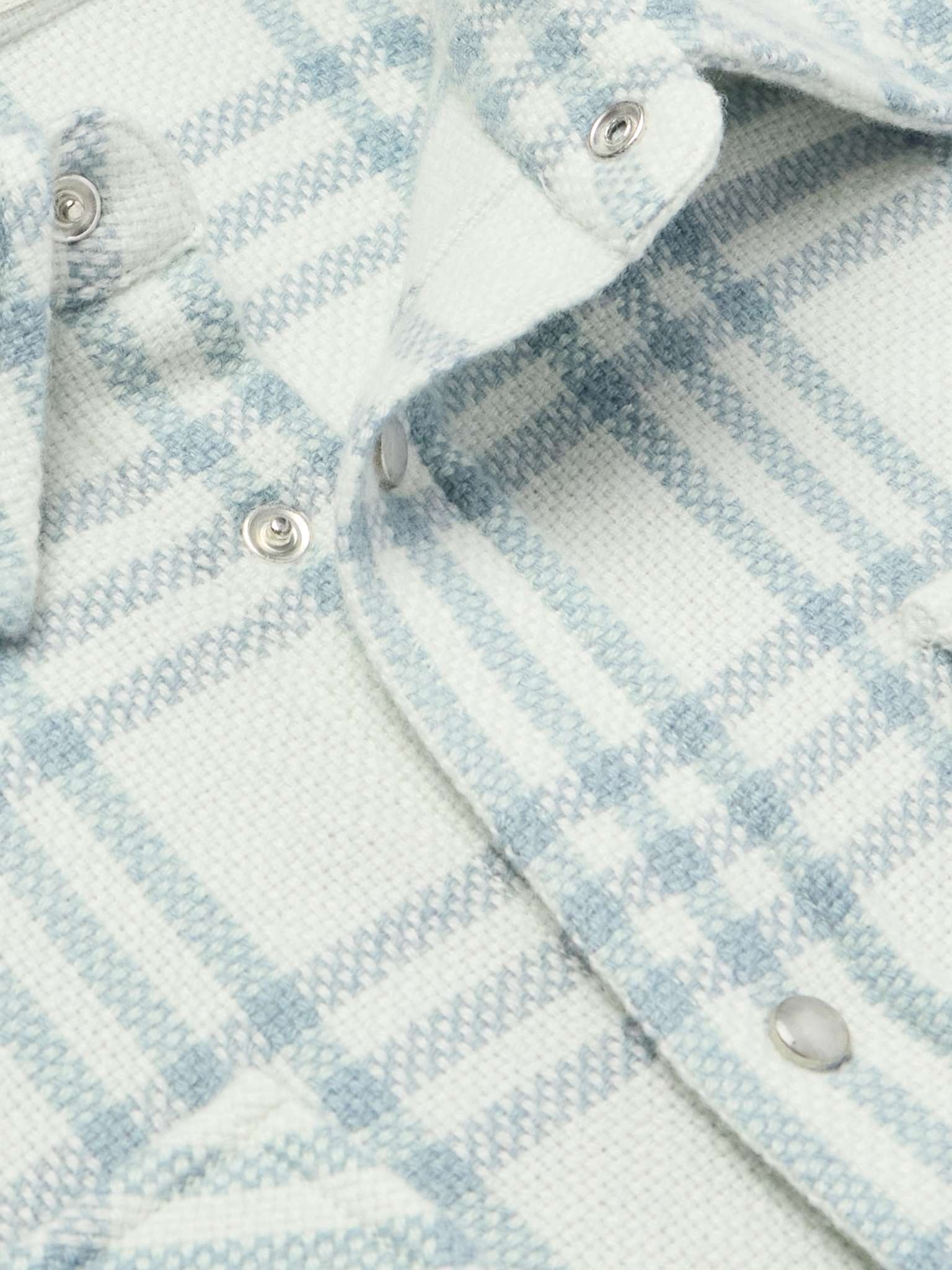 Checked Cashmere Shirt - 4