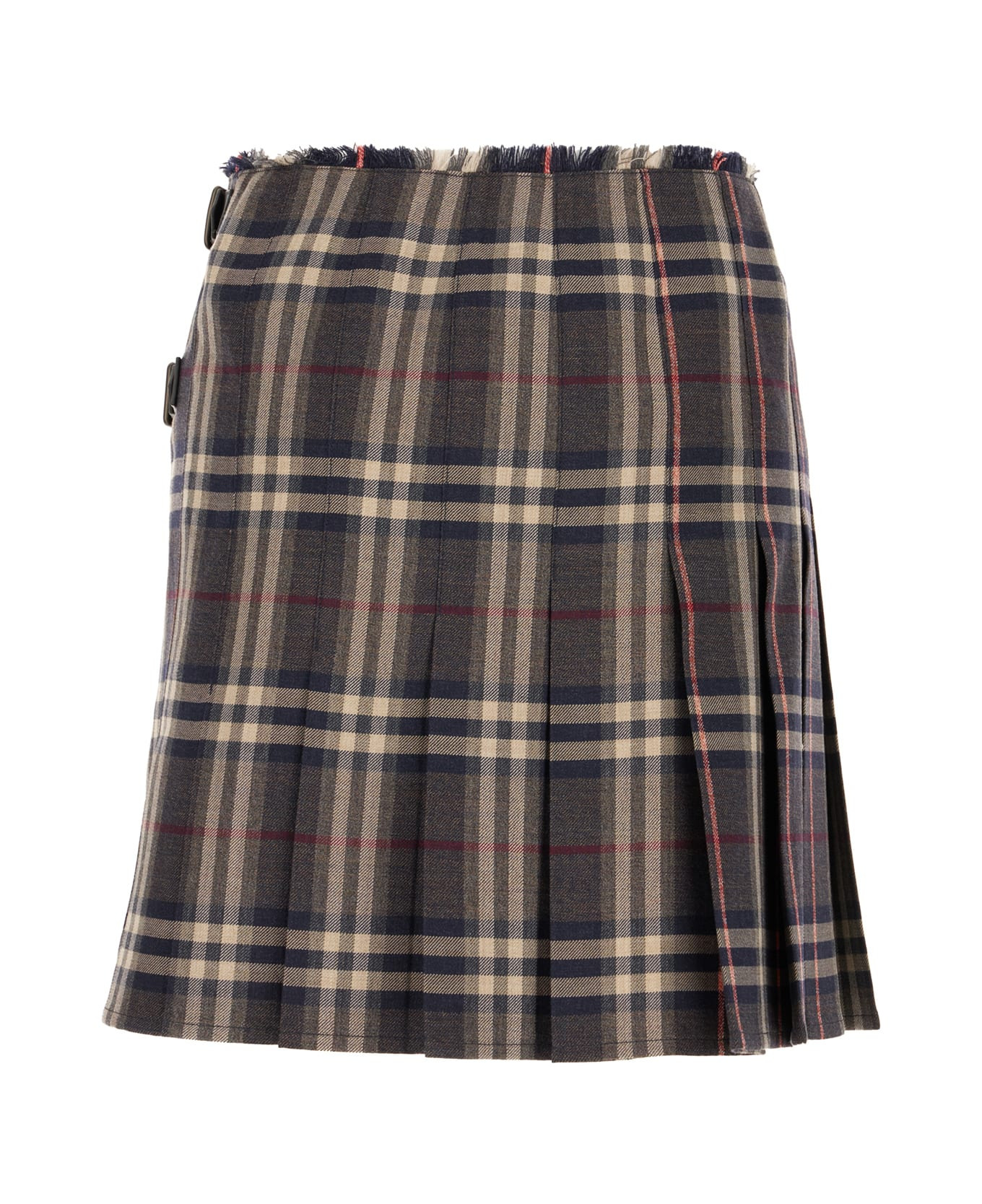 Embroidered Wool Skirt - 2