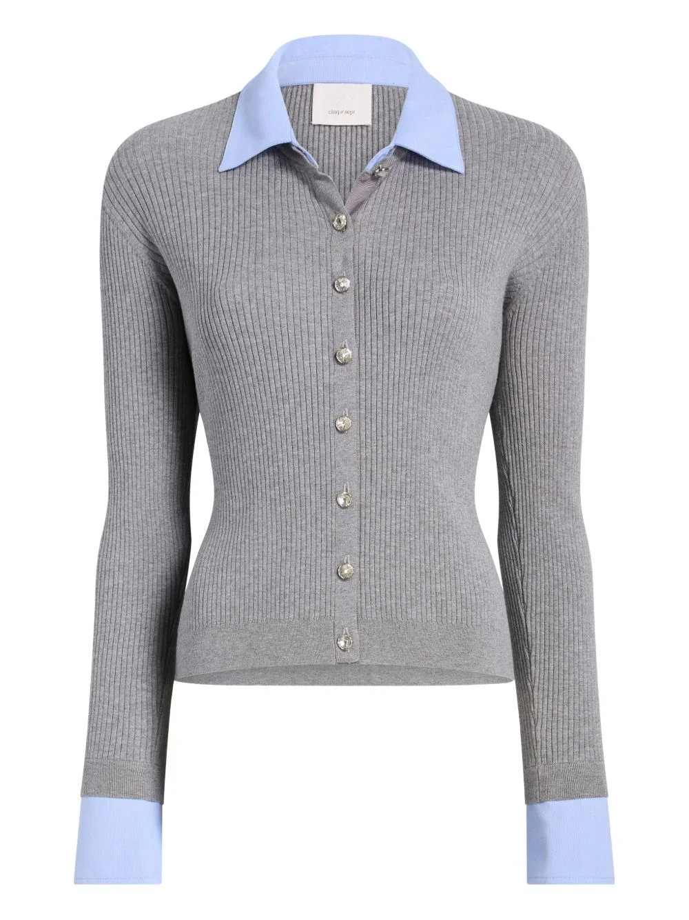 Soma ribbed buttoned cardigan - 1