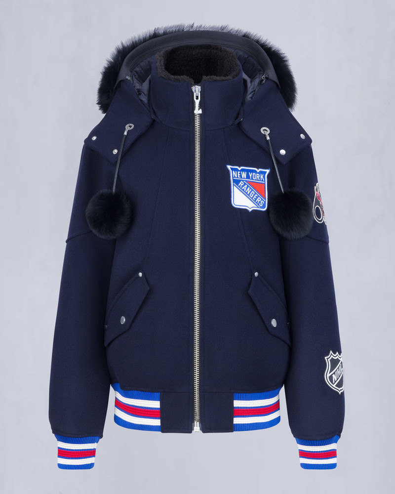 NHL X MOOSE KNUCKLES RANGERS BOMBER JACKET 1