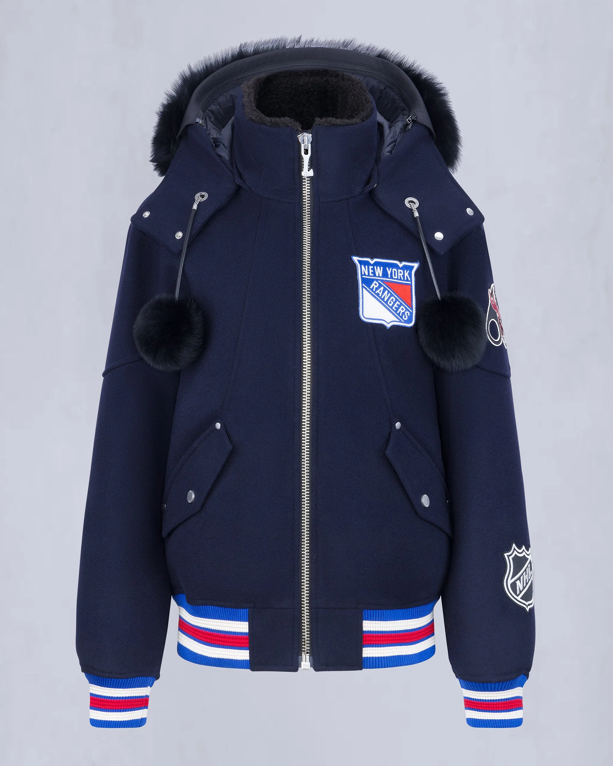 NHL X MOOSE KNUCKLES RANGERS BOMBER JACKET - 1