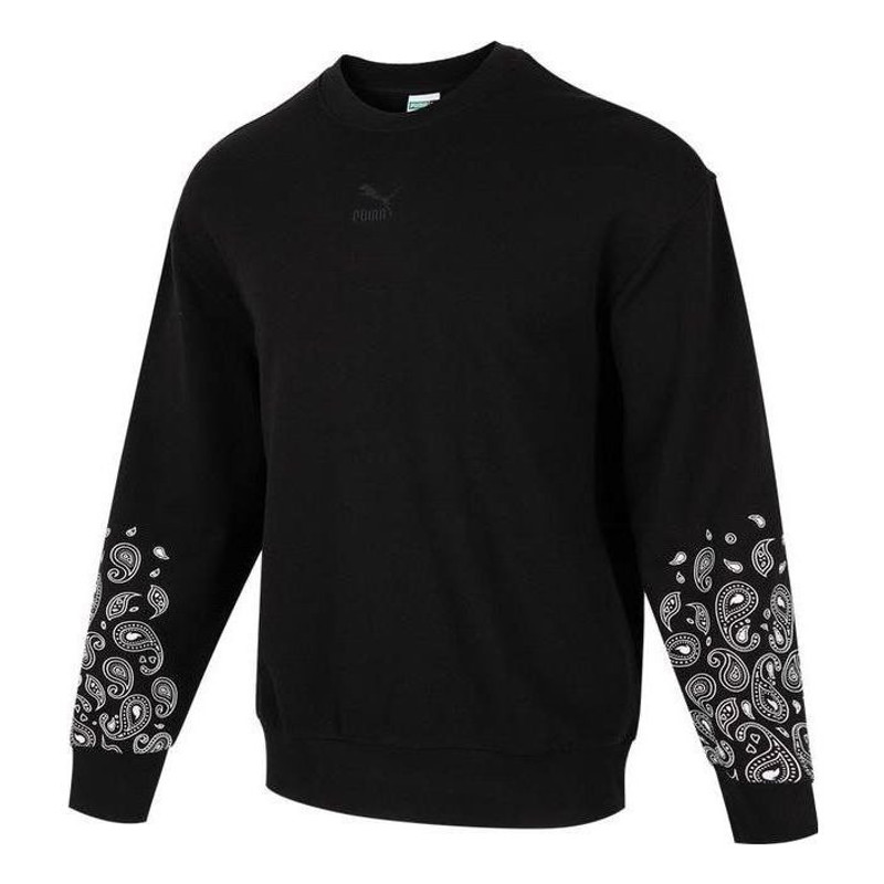 PUMA Paisley Graphic Crew 'Black' 53952201 - 1