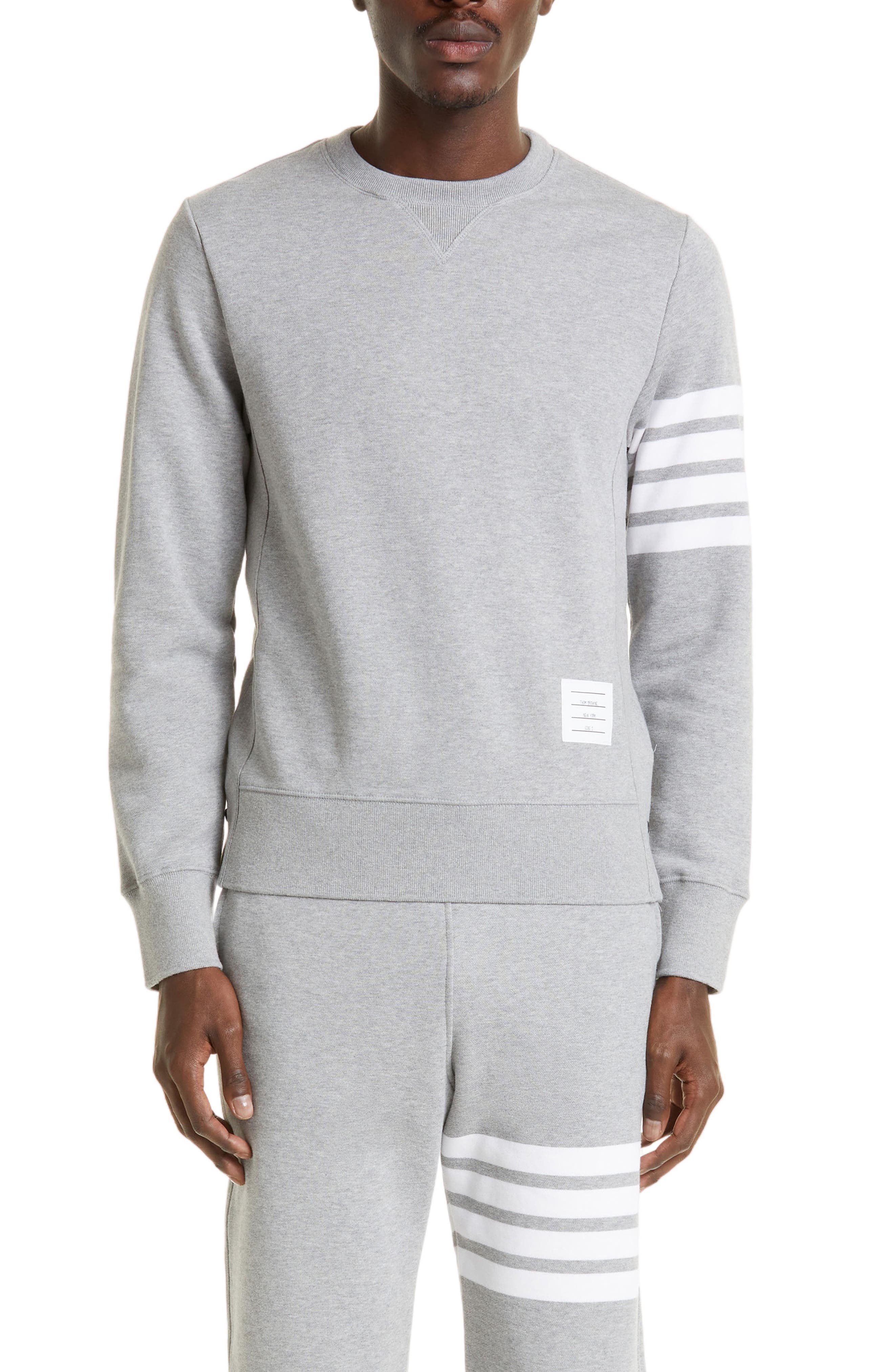 Stripe Sleeve Sweatshirt - 1