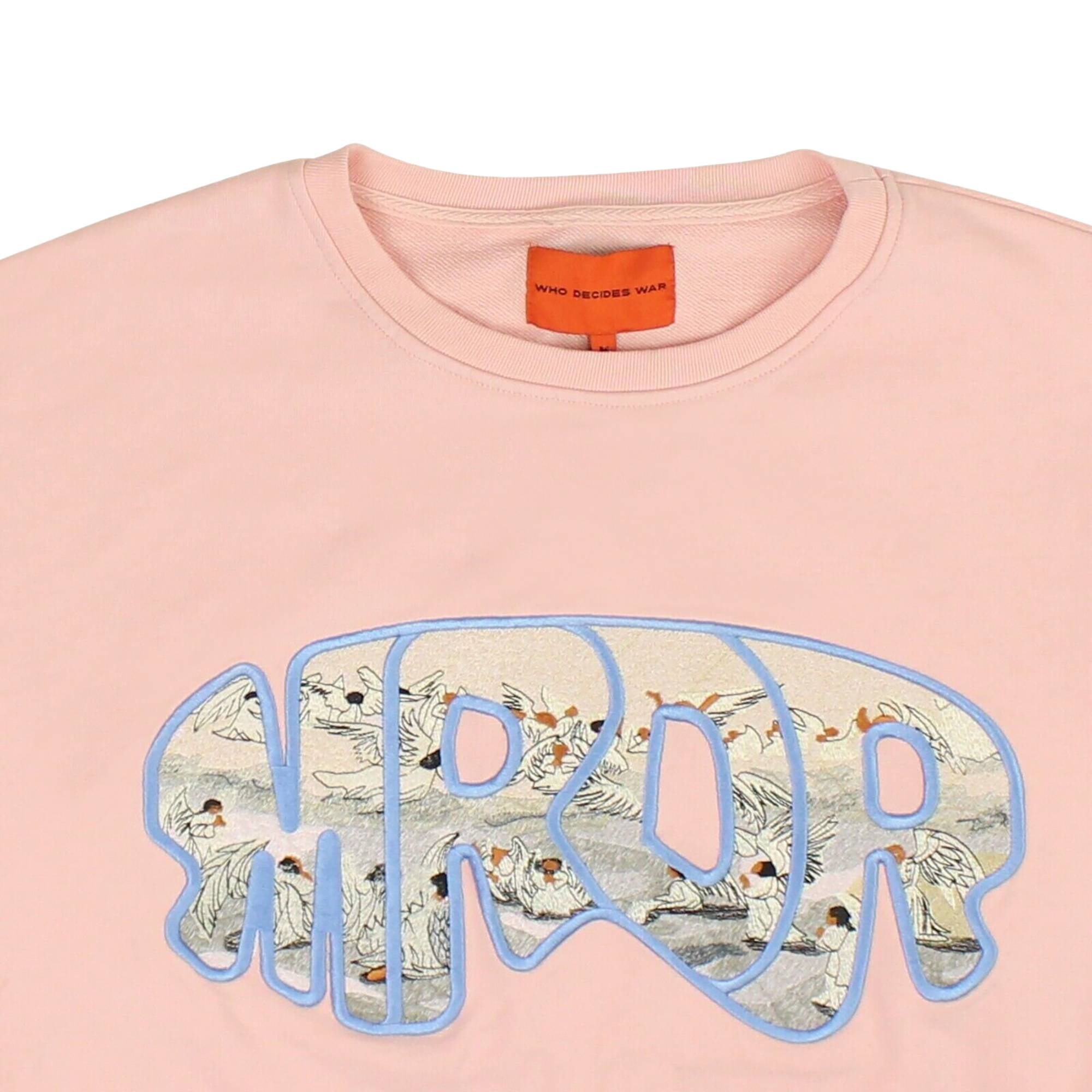 Who Decides War MRDR Crewneck Sweater 'Pink' - 3