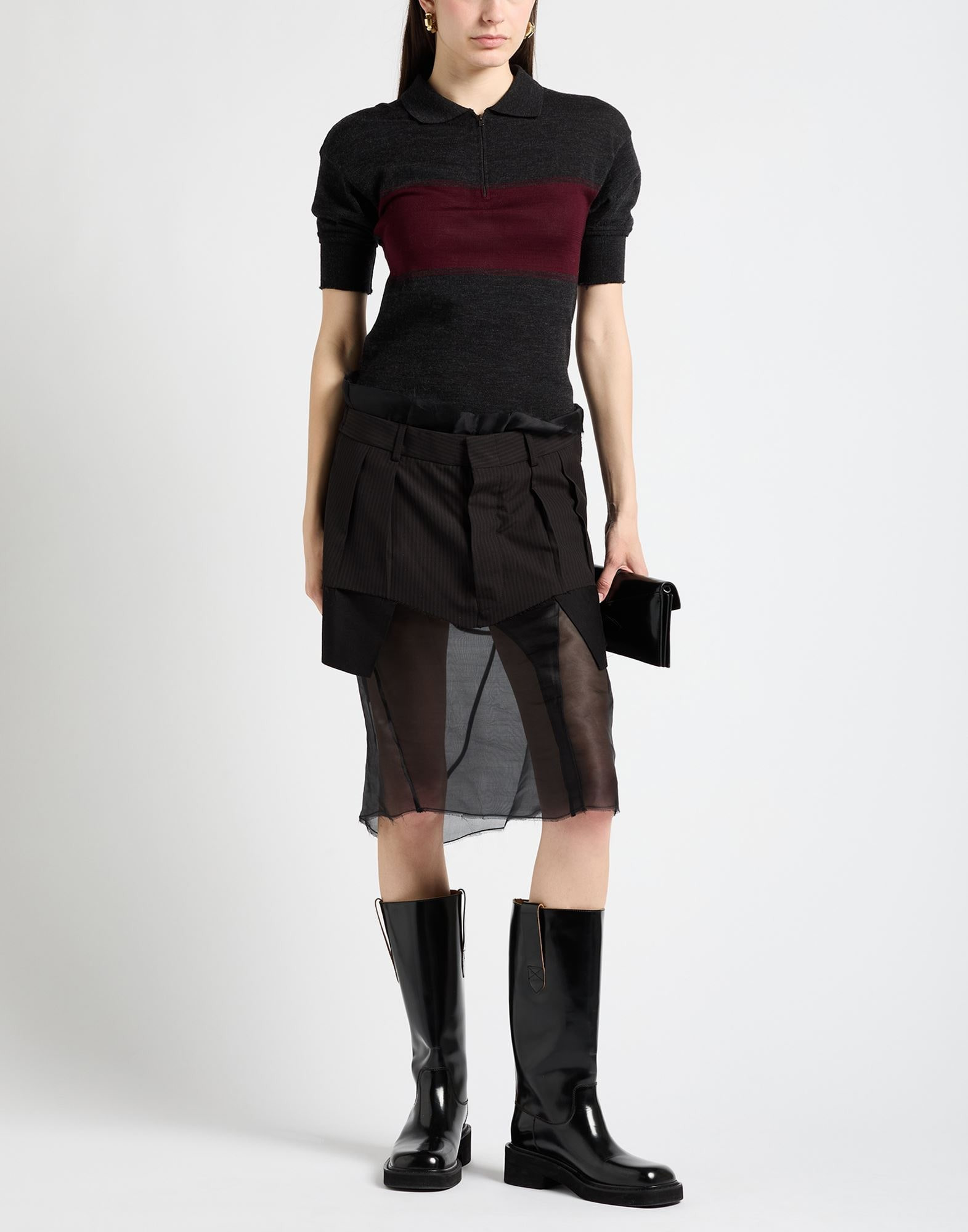 Grey Women's Midi Dress - 3