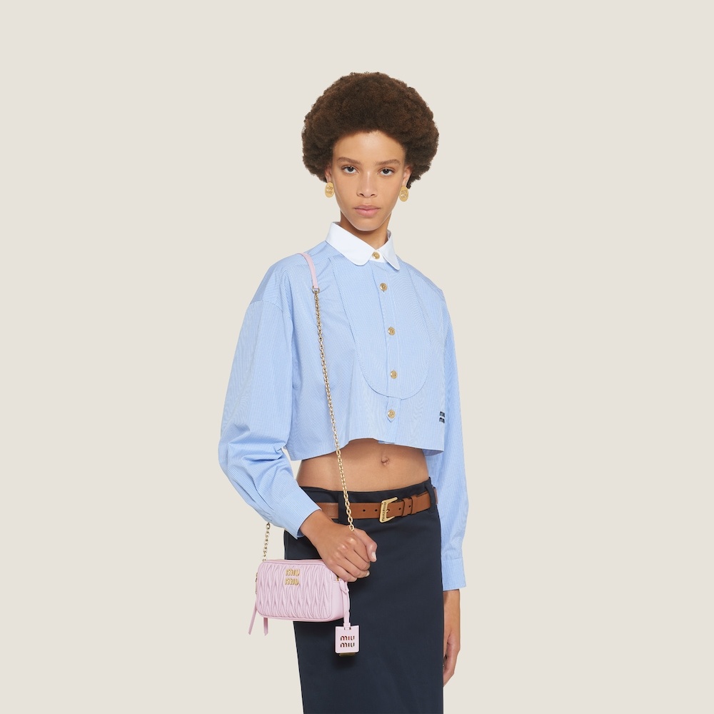 Matelassé nappa leather mini-bag - 2