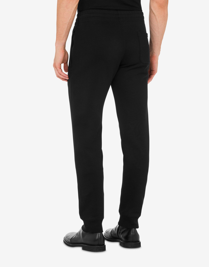 PAINTED EFFECT ORGANIC FLEECE JOGGERS 3