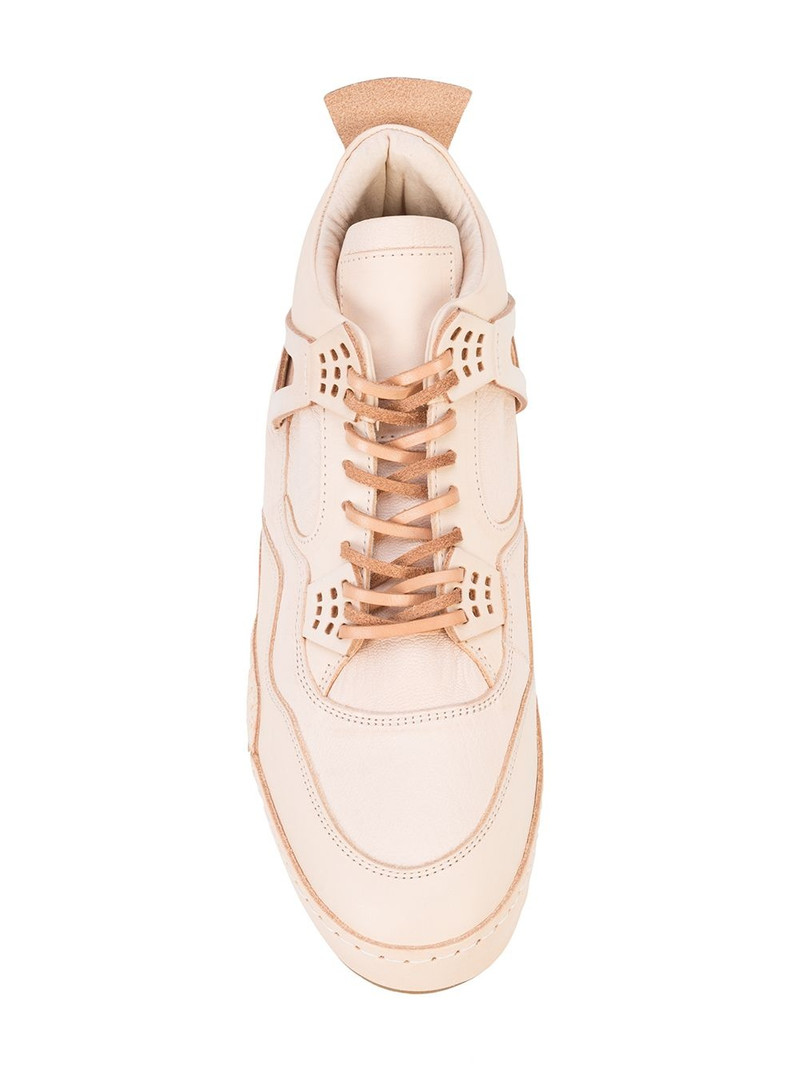 panelled lace-up sneakers 4