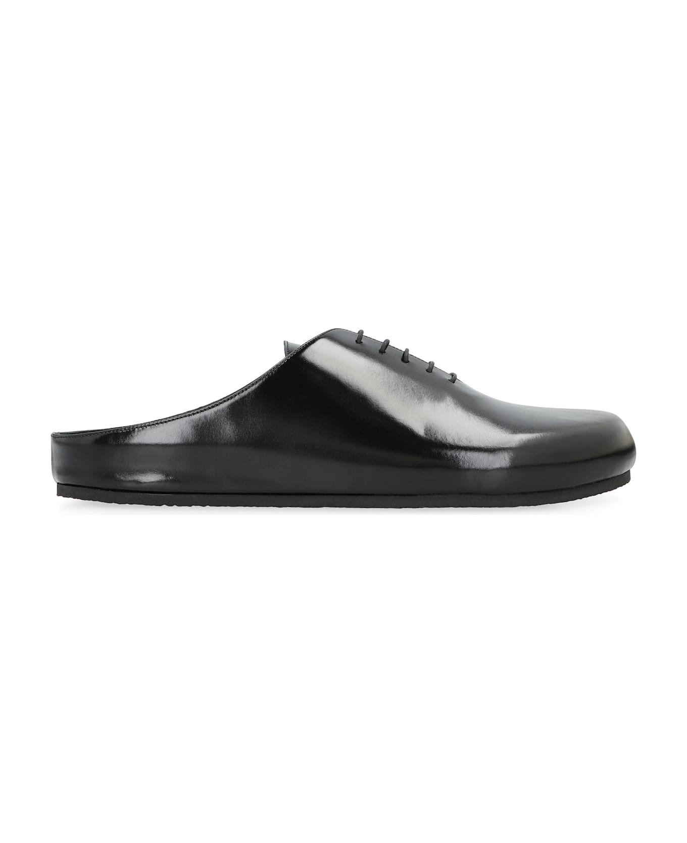 Mules Derby Shoes In Leather - 2