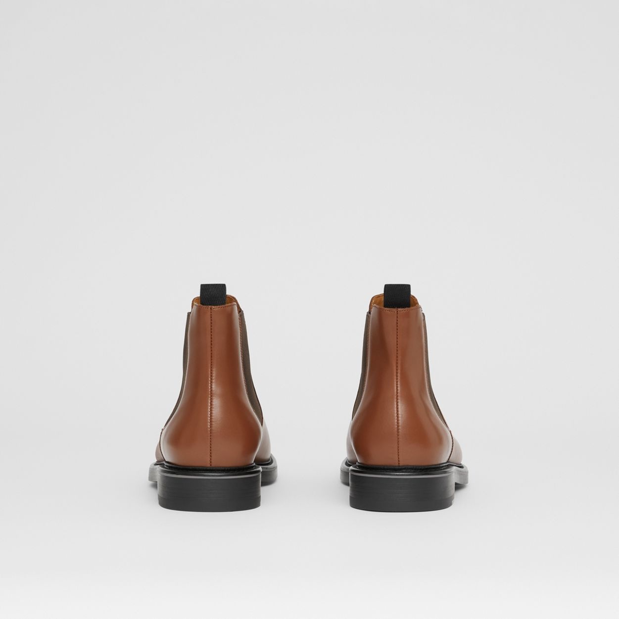 Logo Detail Leather Chelsea Boots - 6