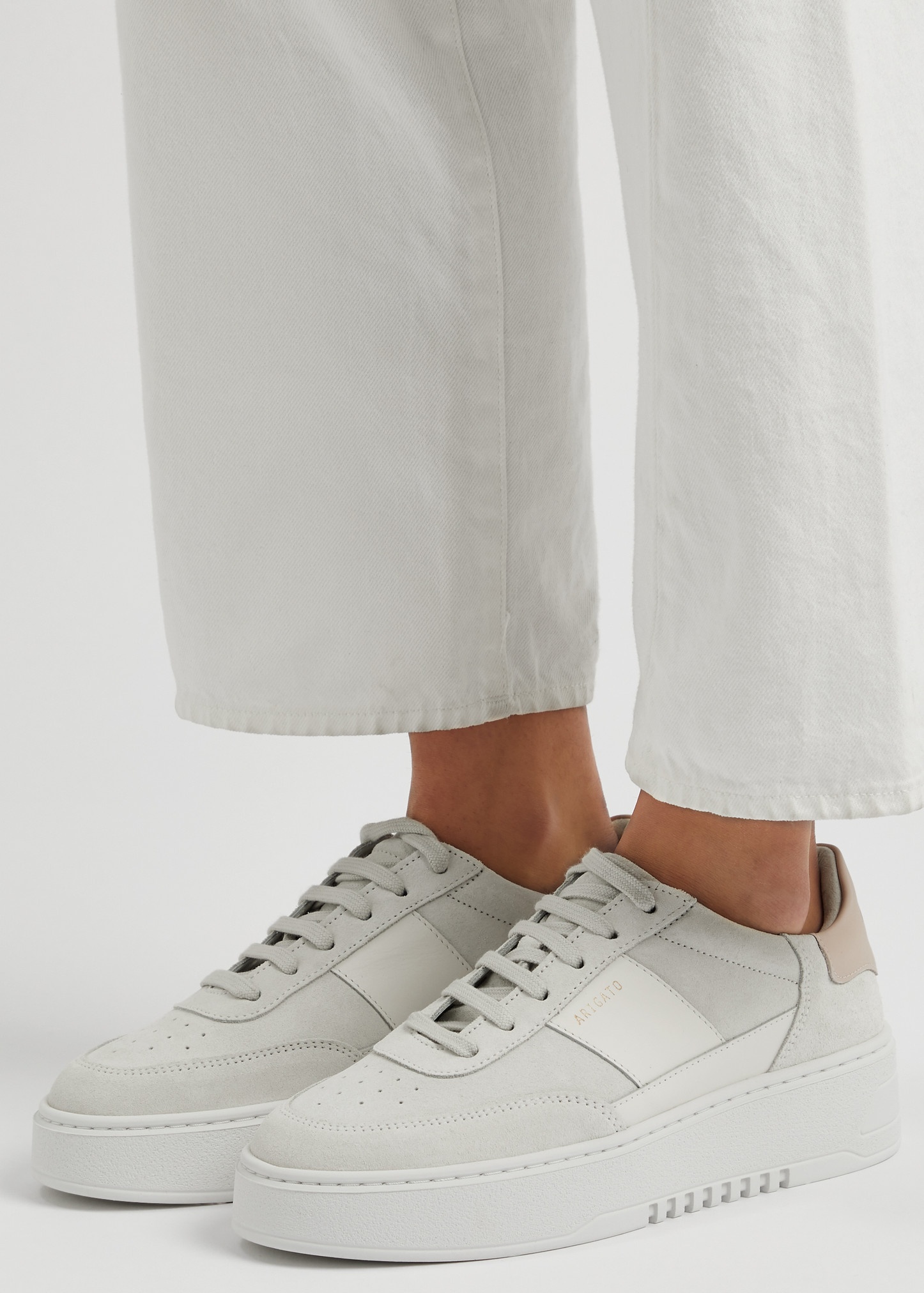 Orbit Vintage panelled suede sneakers - 5