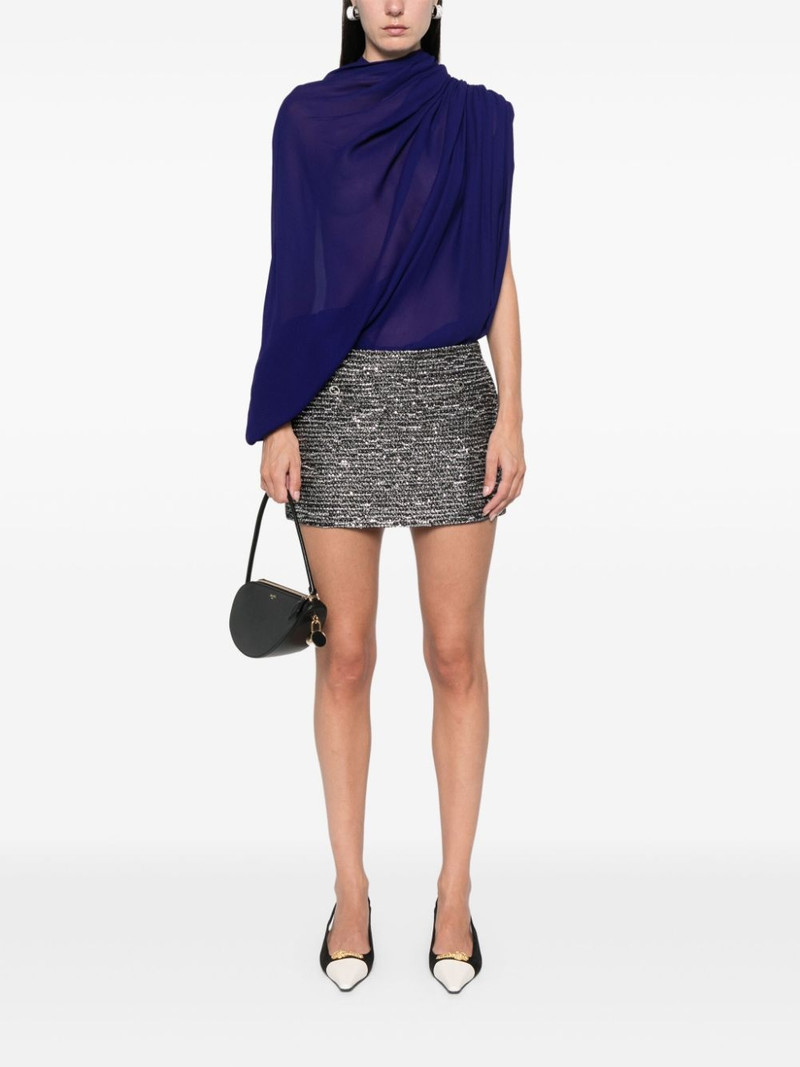 GUCCI striped tweed mini skirt outlook