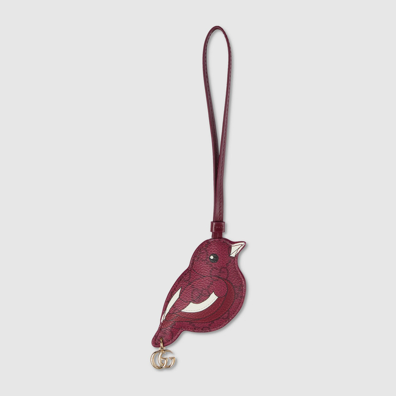Bird-shaped bag charm 1