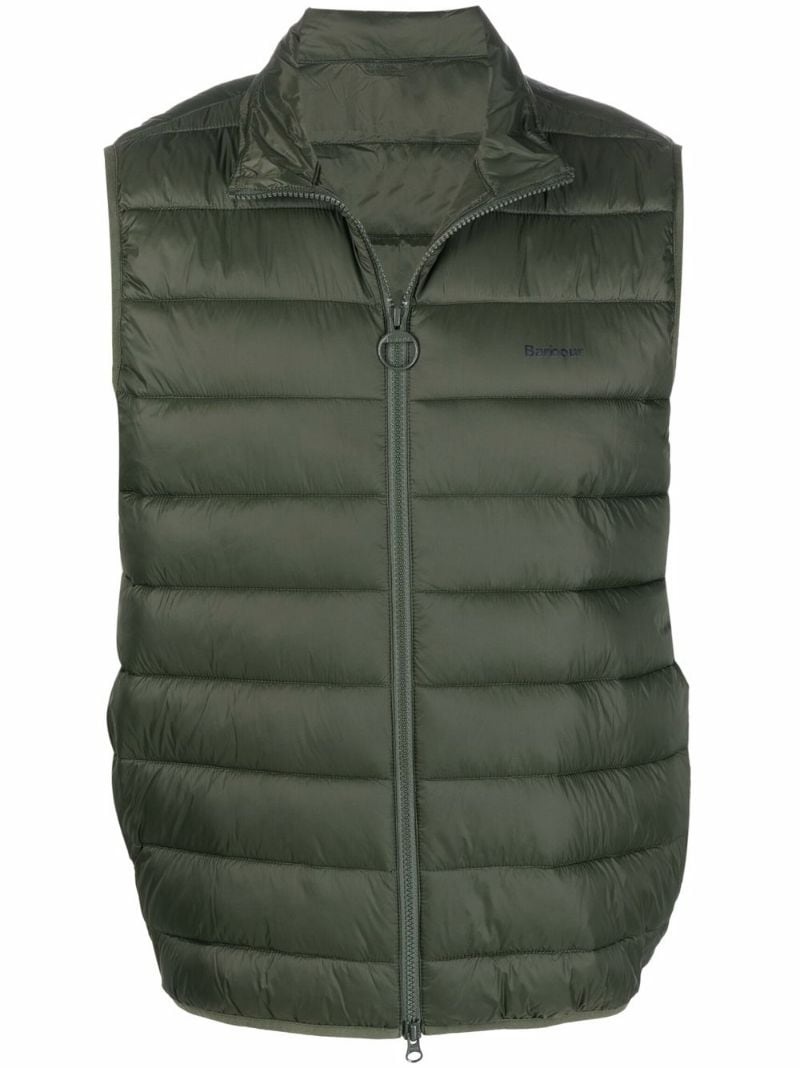 puffer logo gilet - 1