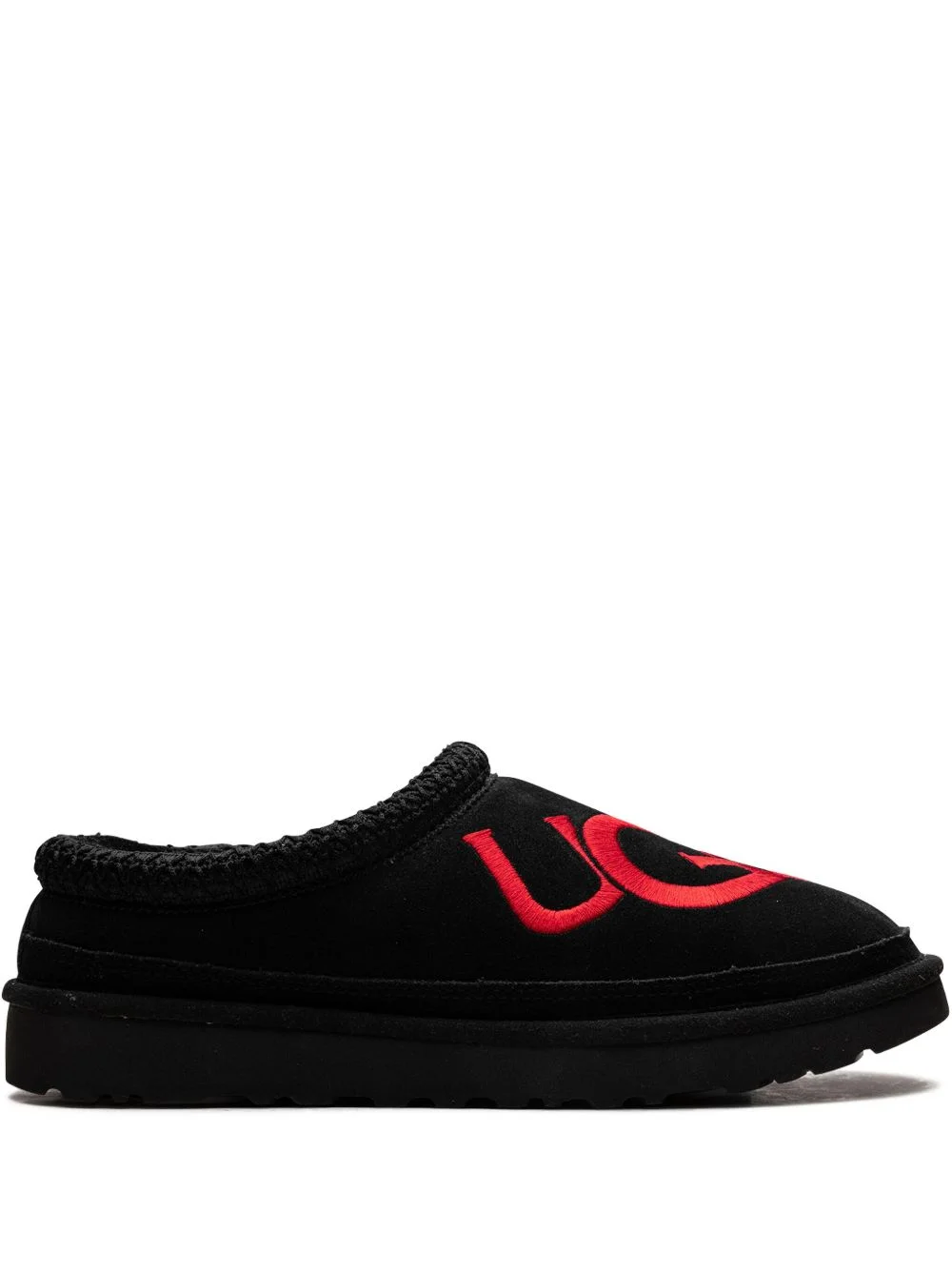 Tasman Logo "Black/Samba Red" slippers - 1