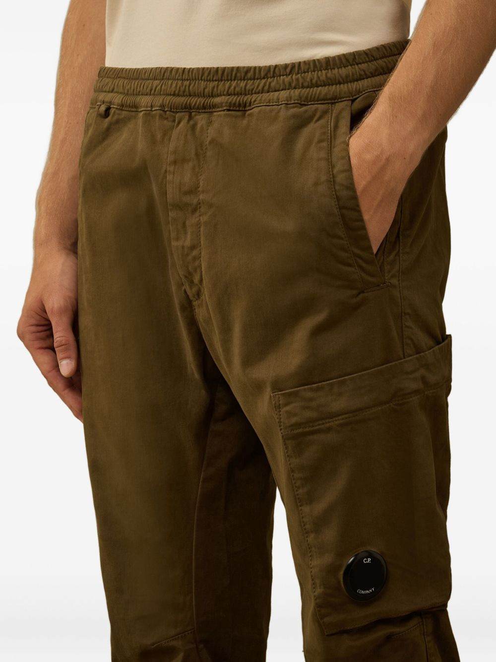 logo-patch cargo pants - 5