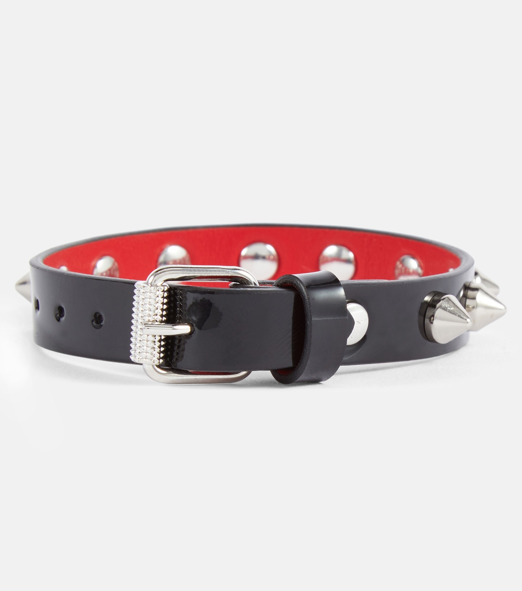 Loubilink embellished leather bracelet - 2