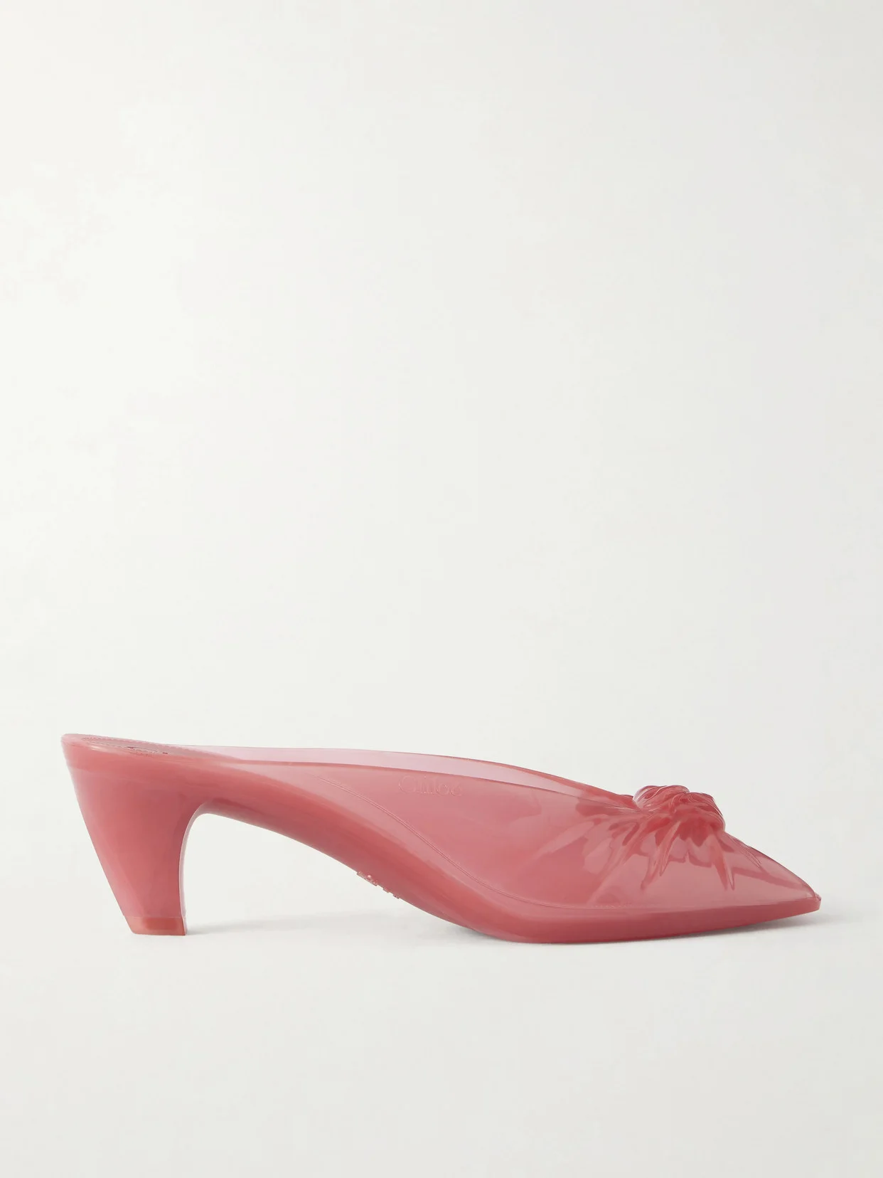 Ruched Tpu Mules - 1