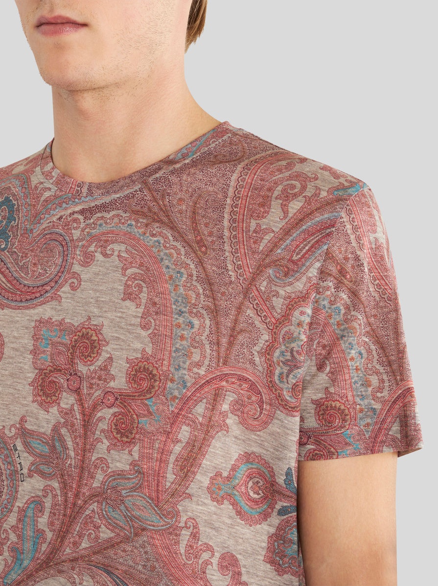PAISLEY LYOCELL T-SHIRT - 3